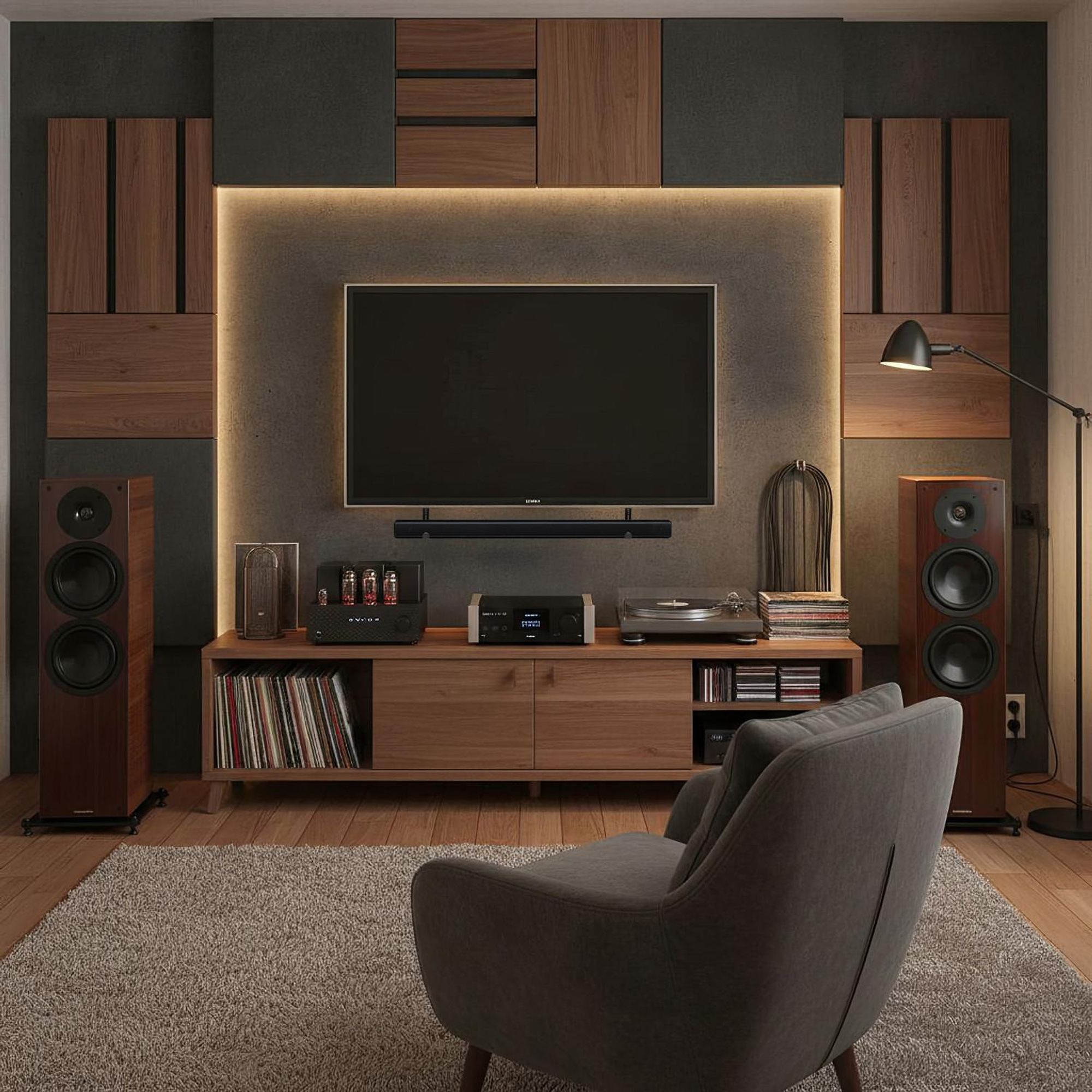 Universal Soundbar Halterung bis 15kg Lautsprecherhalterung für die Montage unter TV