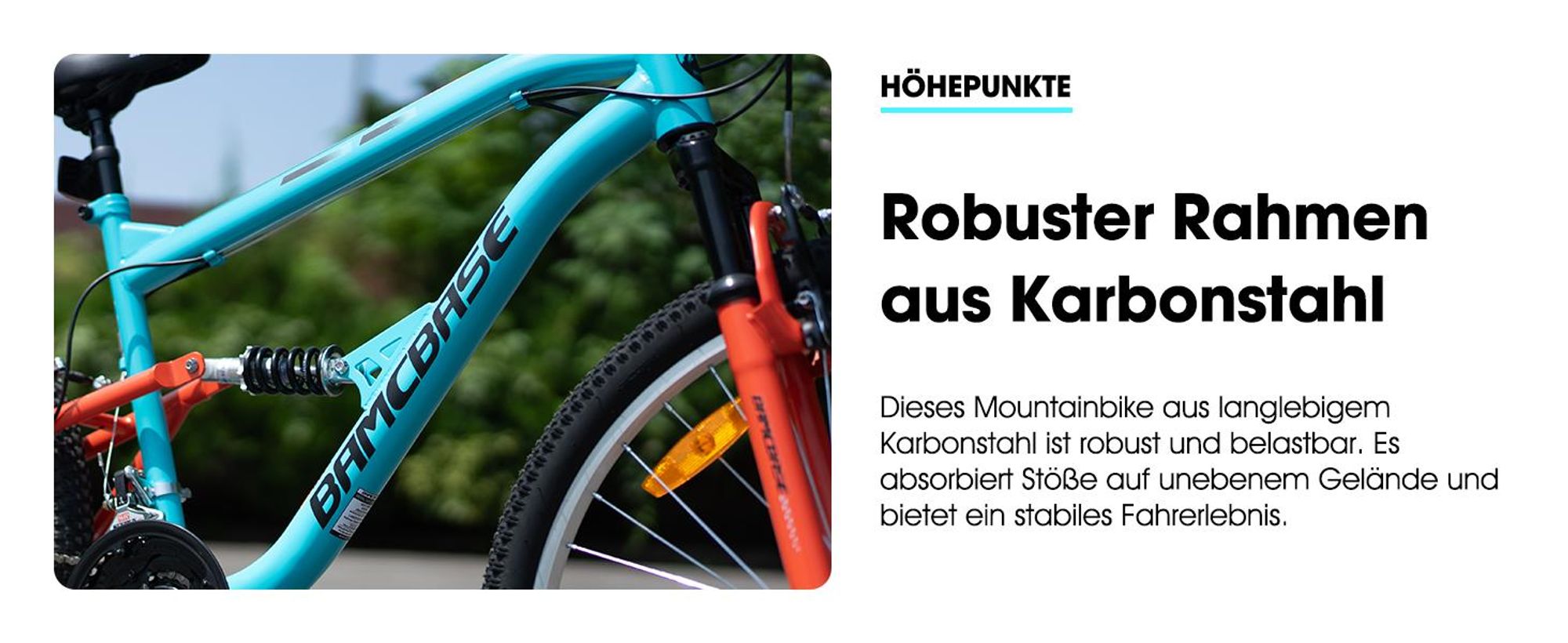 Hiland 26 Zoll Vollfederung Herren Damen Mountainbike, 18 Speed MTB Fahrrad, Mountainbike für Männer Frauen Jugendliche, Blau