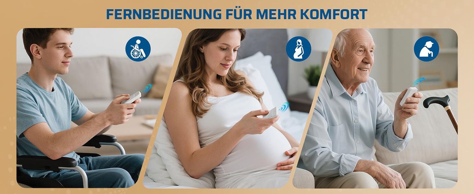 DEWENWILS Funk-Lichtschalter Set 230V, Magnetischer Funkschalter Mit Empfänger, Drahtlos, Reichweite Bis 30 m, 2300 W