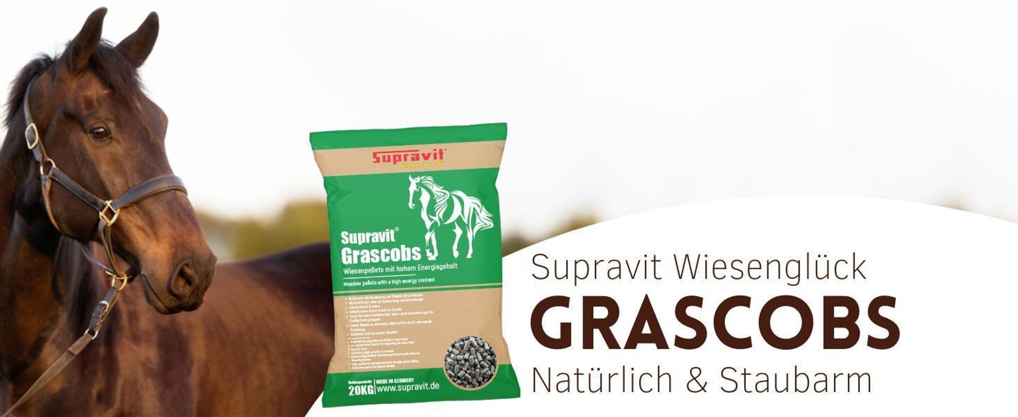 Pferd mit Produkt