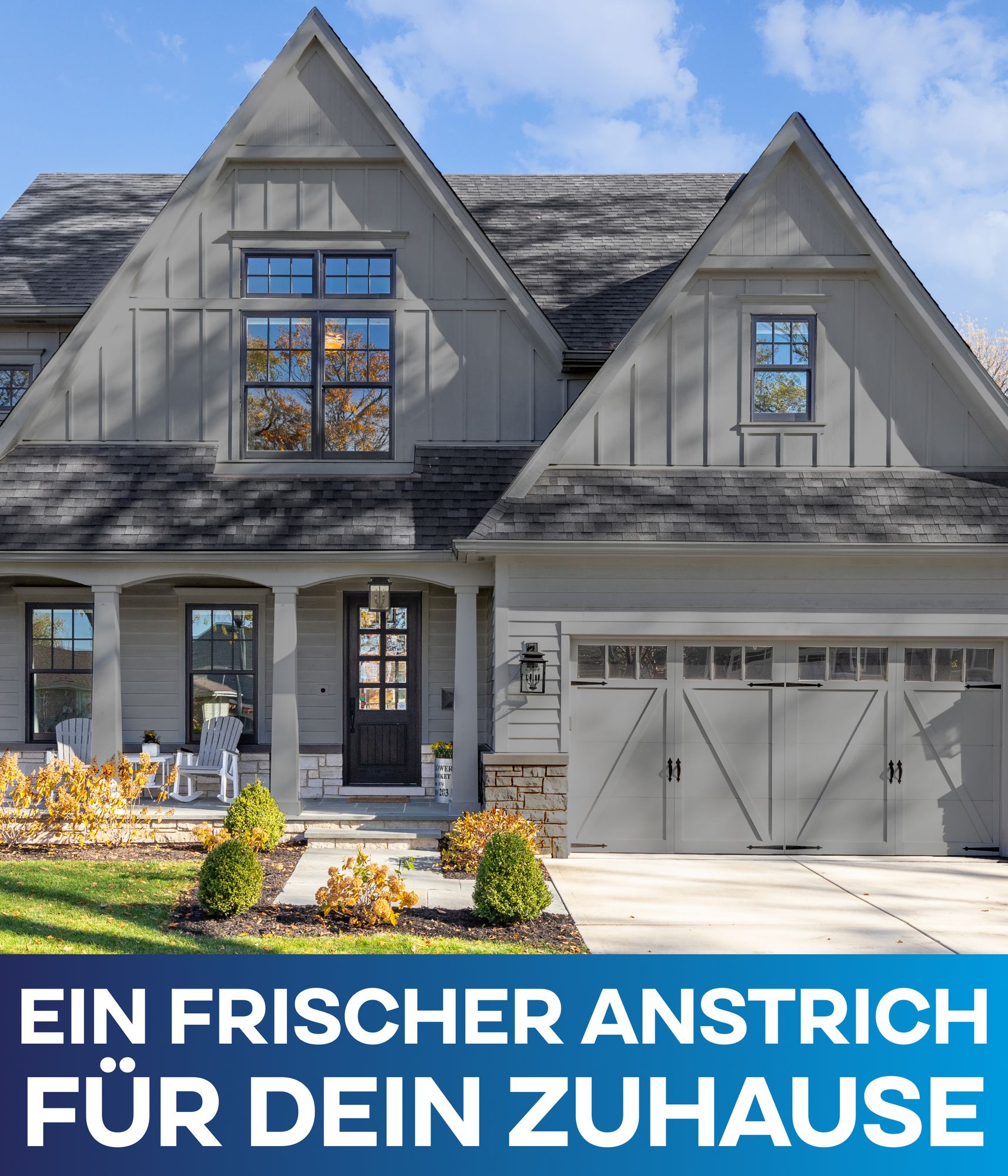 Plid Fassadenfarbe Schiefergrau 10L , für ca. 30m² / Außenfarbe Fassaden Wetterschutz - Mauerfarbe, Hausfarbe Fassade