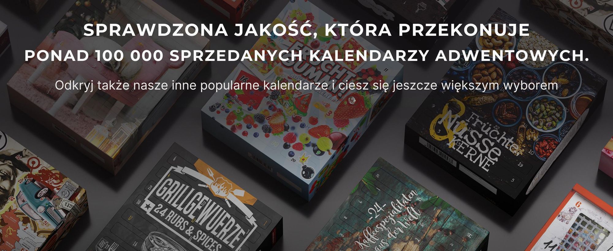 BOXILAND® kalendarz adwentowy BBQ 2026, 24 bio przyprawy grill, ruby & sole