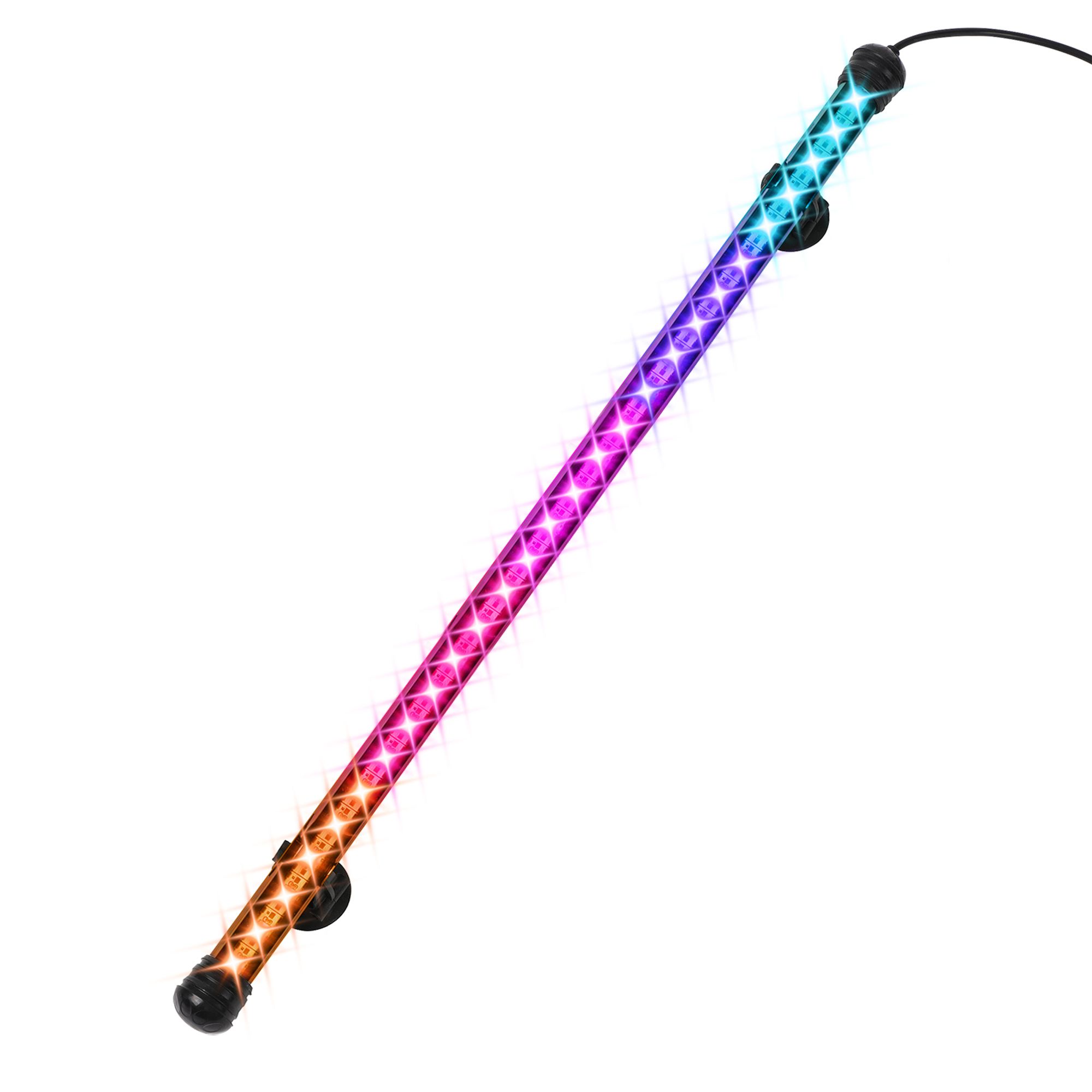 48cm Aquarium LED Lampe IP68 Wasserdicht 6W 27LEDs RGB Beleuchtung Aquarium Licht mit APP Fernbedienung Aquarienpflanzen Licht DIY Aquarienbeleuchtung