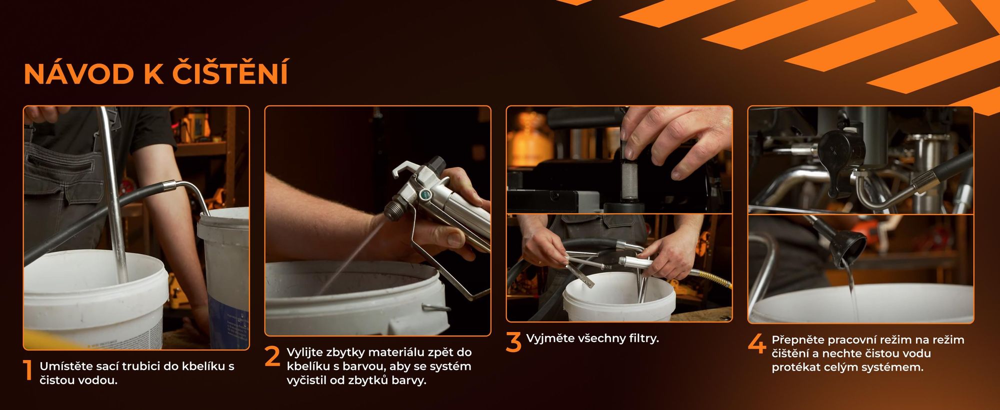 Striekacie zariadenie WABROTECH WT40H, Airless striekací systém s transportnými kolesami, Airless prístroj, 4 L/min