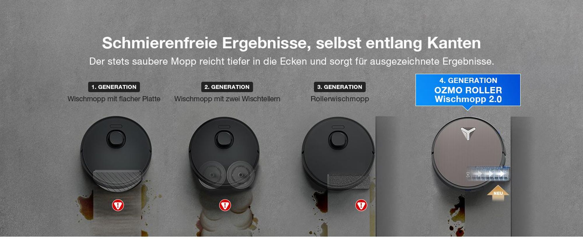 ECOVACS DEEBOT X11 OMNICYCLONE Staubsauger Roboter mit Wischfunktion, Blast + 19.500 Pa, ultraschnelles Akkuladen, PureCyclone 2.0 Auto-Entleerung
