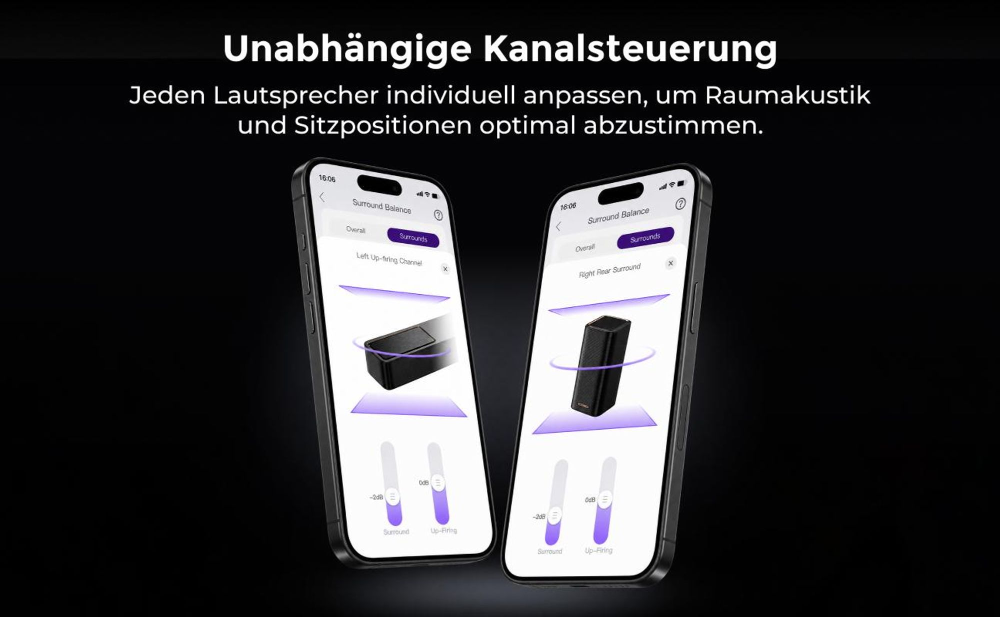 ULTIMEA Skywave X100 9.1.6 Soundbar mit 10'' Subwoofer, Dolby Atmos, DTS:X, 1500 W, Surround Sound System für Heimkino und TV, 8K HDR-Passthrough