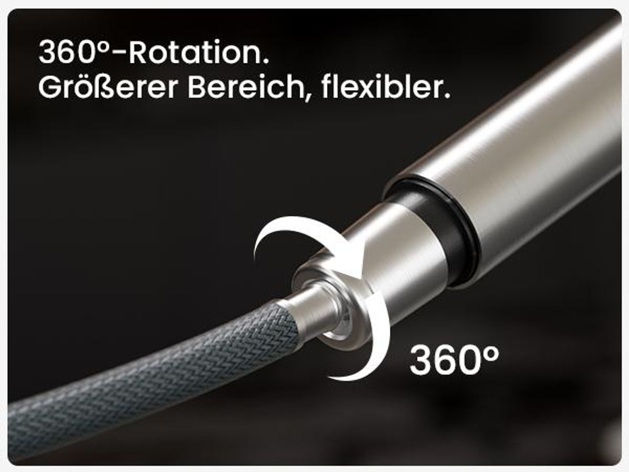 CECIPA MAX Küchenarmatur Ausziehbare Küchenarmatur mit Brause, Hochdruck-Mischbatterie für die Küche mit 2 Strahlarten, Spültischarmatur aus Edelstahl