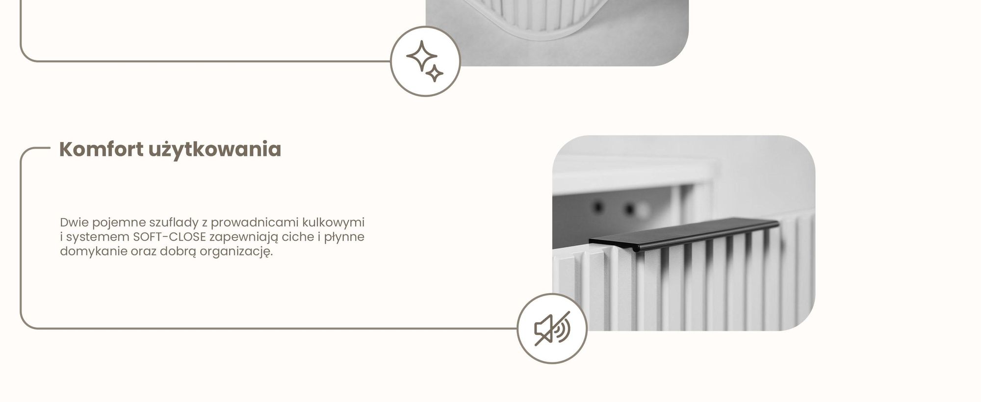 Szafka Pod Umywalkę 100 Cm Wisząca Biały Mat MDF