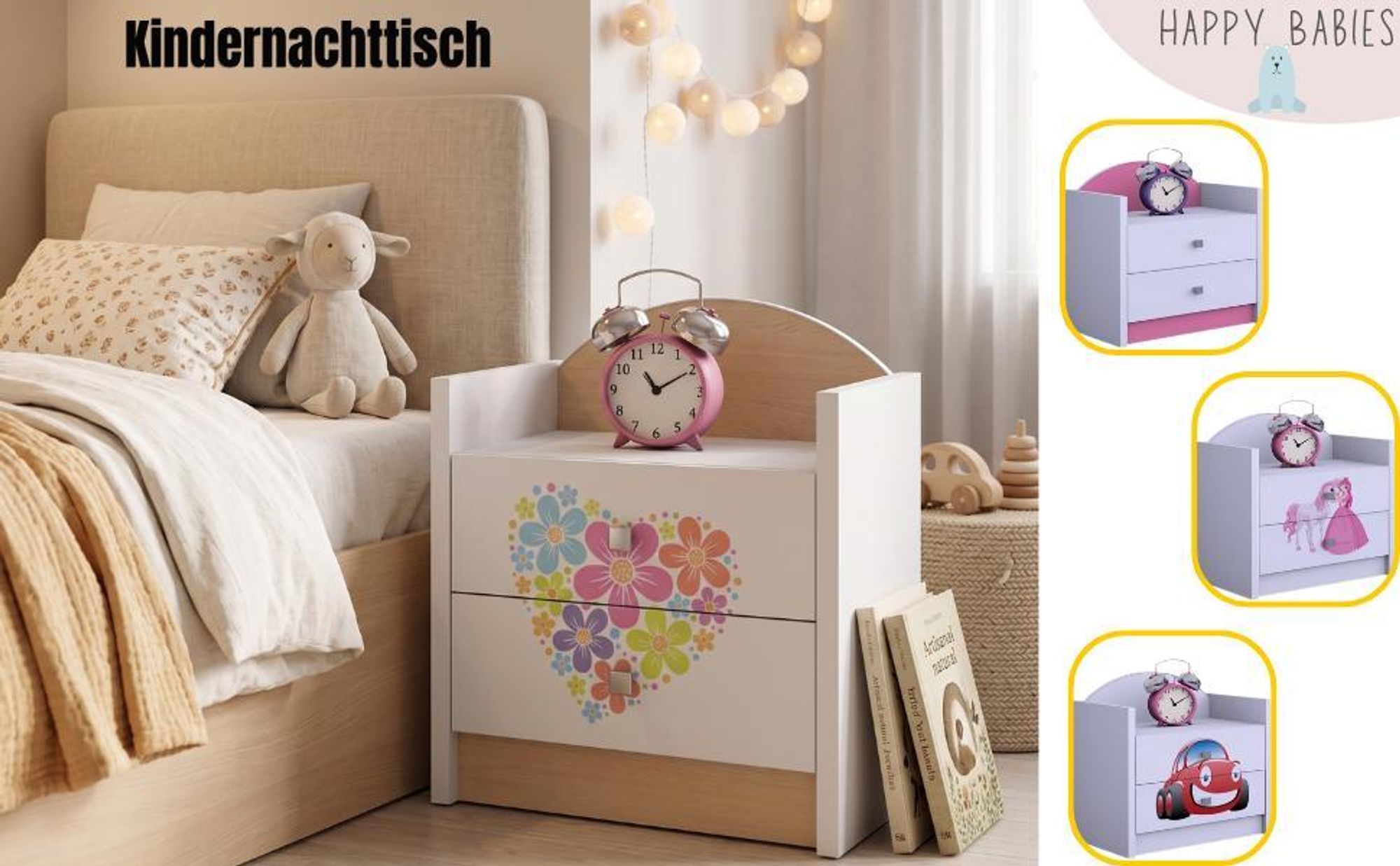 Nachttische, ideal fürs Kinderzimmer