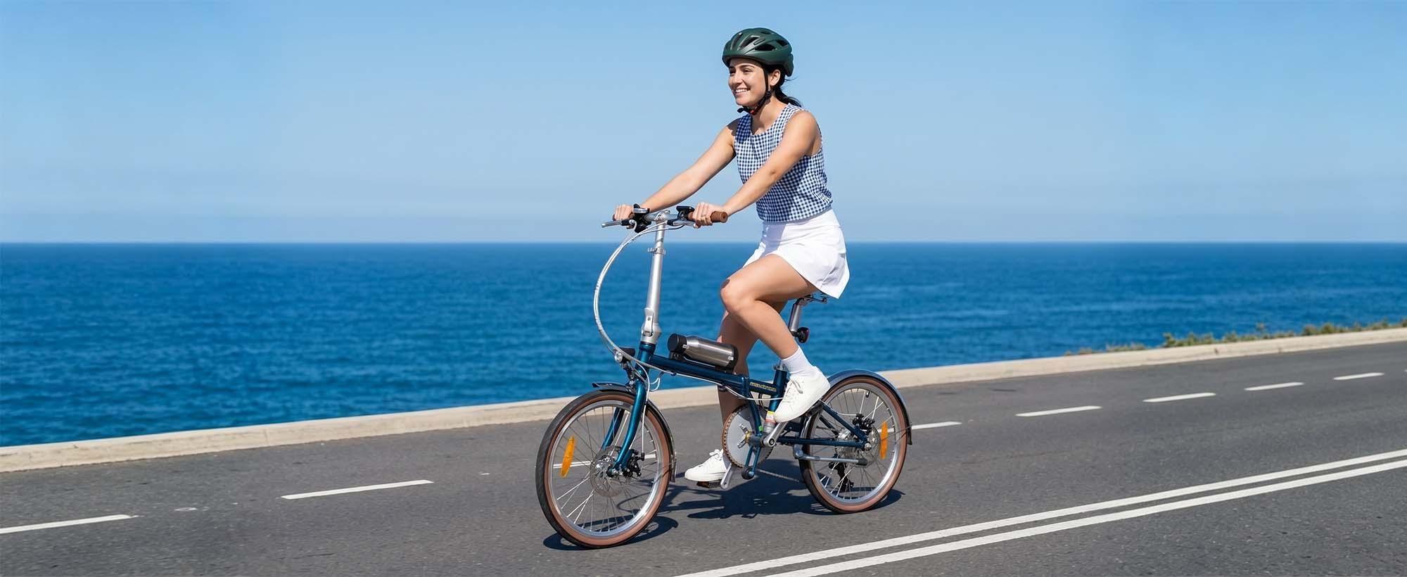 Maxtron Smart 20 Klapp-E-Bike, Elektrofahrrad 20 Zoll City, 187,2 Wh Akku, 40km Heckmotor, IPX5, 25 km/h, Damen Herren