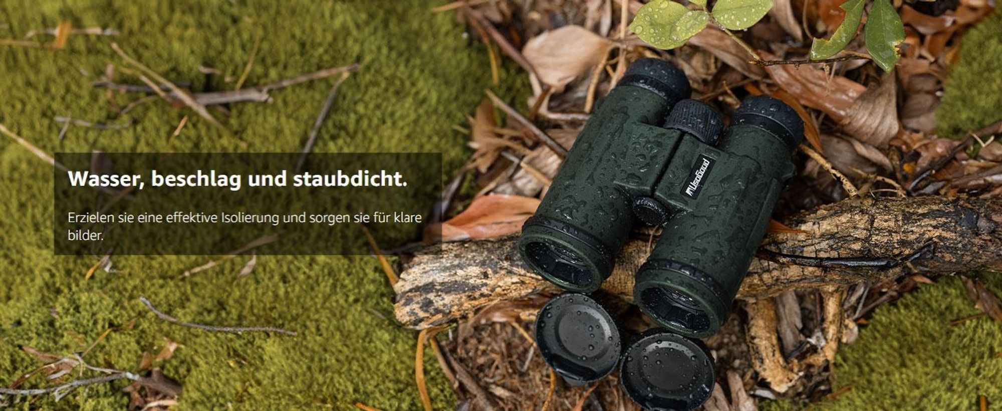Wasserdicht, beschlagfrei und staubdicht