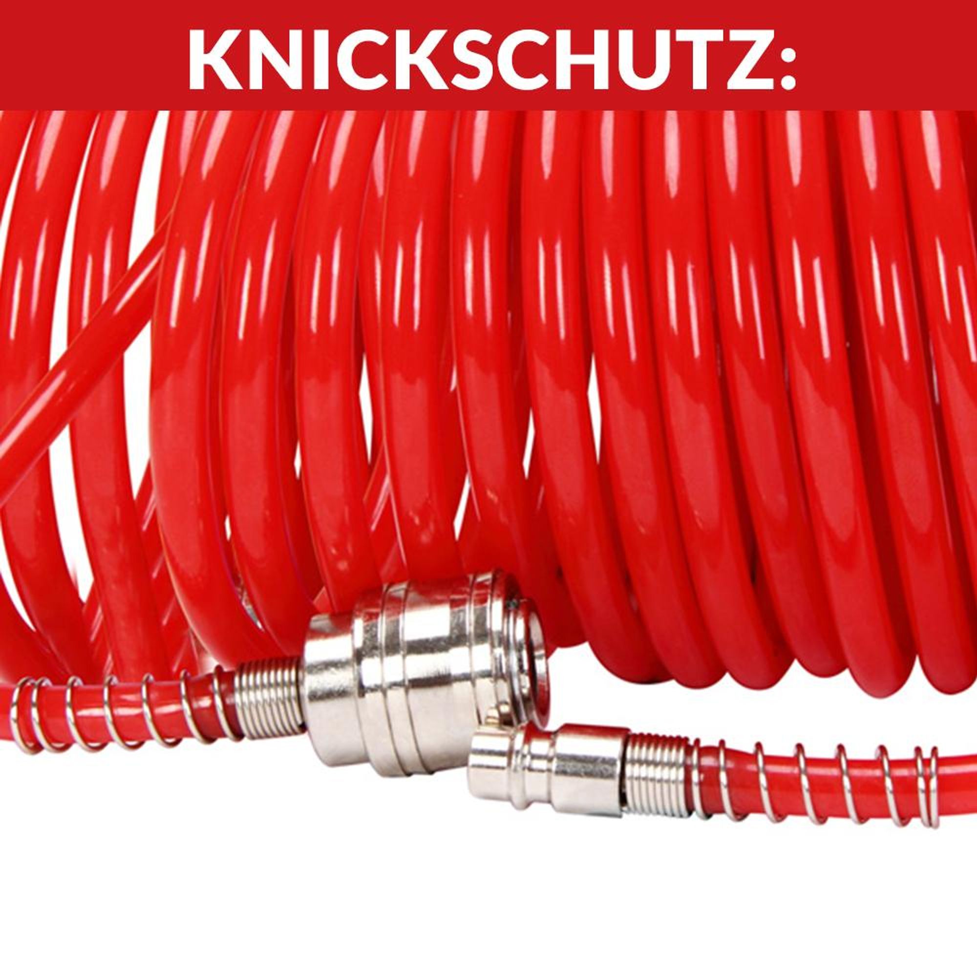 DEUBA® Druckluft Set 3tlg. 12 bar Für Gängige Kompressoren 5m Schlauch Schnellkupplung Manometer Ausblaspistole Reifenfüller Luftdruckprüfer Werkzeug