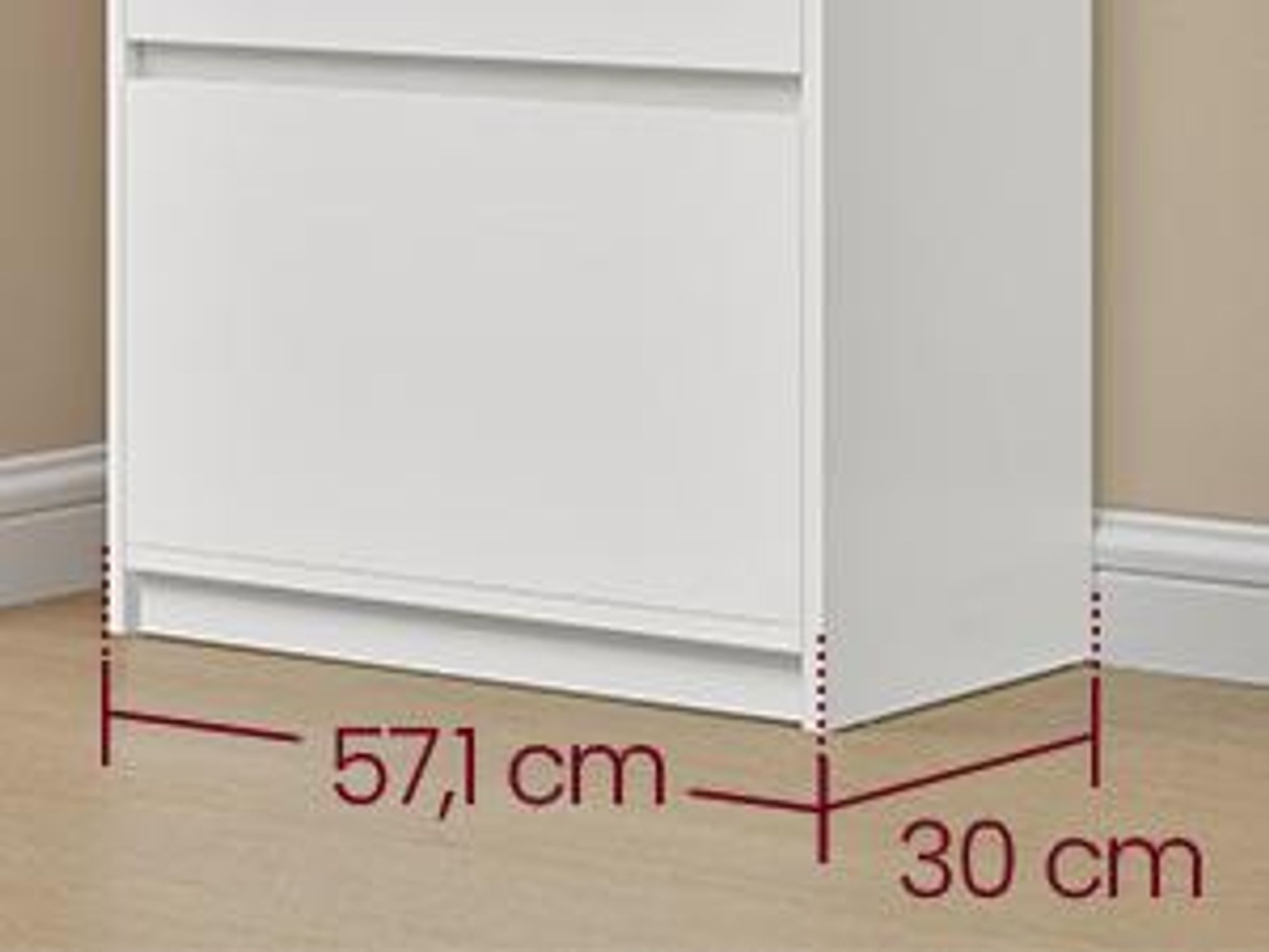 VASAGLE Bücherregal, Hochschrank, 3 Schubladen, verstellbare Ablagen