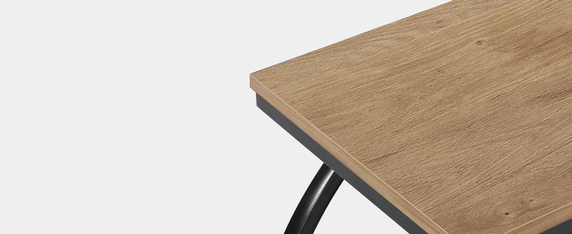 Tribesigns 3-stufiger Beistelltisch, Industrieller Sofatisch aus Holz mit rundem Metallrahmen fürs Wohnzimmer, Schlafzimmer, Eichenfarbe