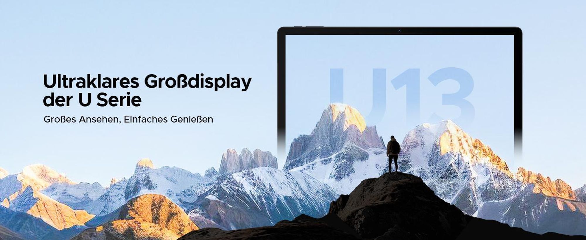 DOOGEE U13 Pro Tablet Android 16, 13,4 Zoll, 36 (6+30) GB + 256 GB(bis 2TB erweiterbar), 120Hz, 11.000 mAh/18 W, Gemini AI, Widevine L1,Tastatur-Set