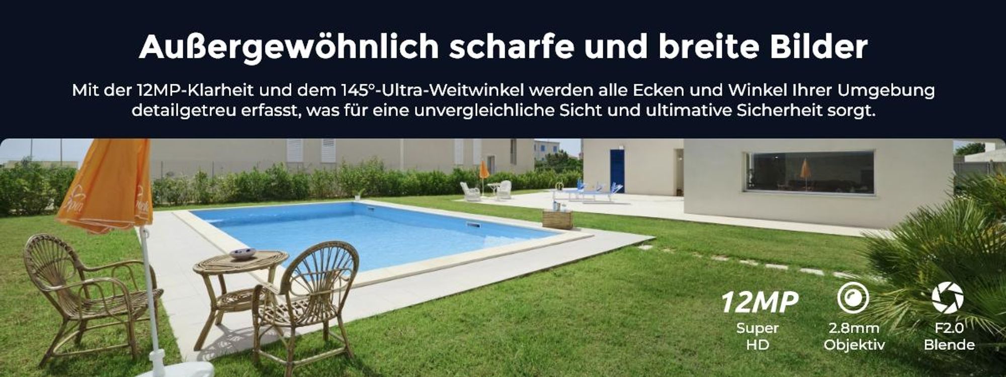 Reolink RLK8-1200V4 Überwachungssystem, 4X 6K 12MP IK10 PoE Überwachungskamera & 8CH 2TB HDD NVR, 145° Weitwinkel, Smarte Erkennung, Farbnachtsicht