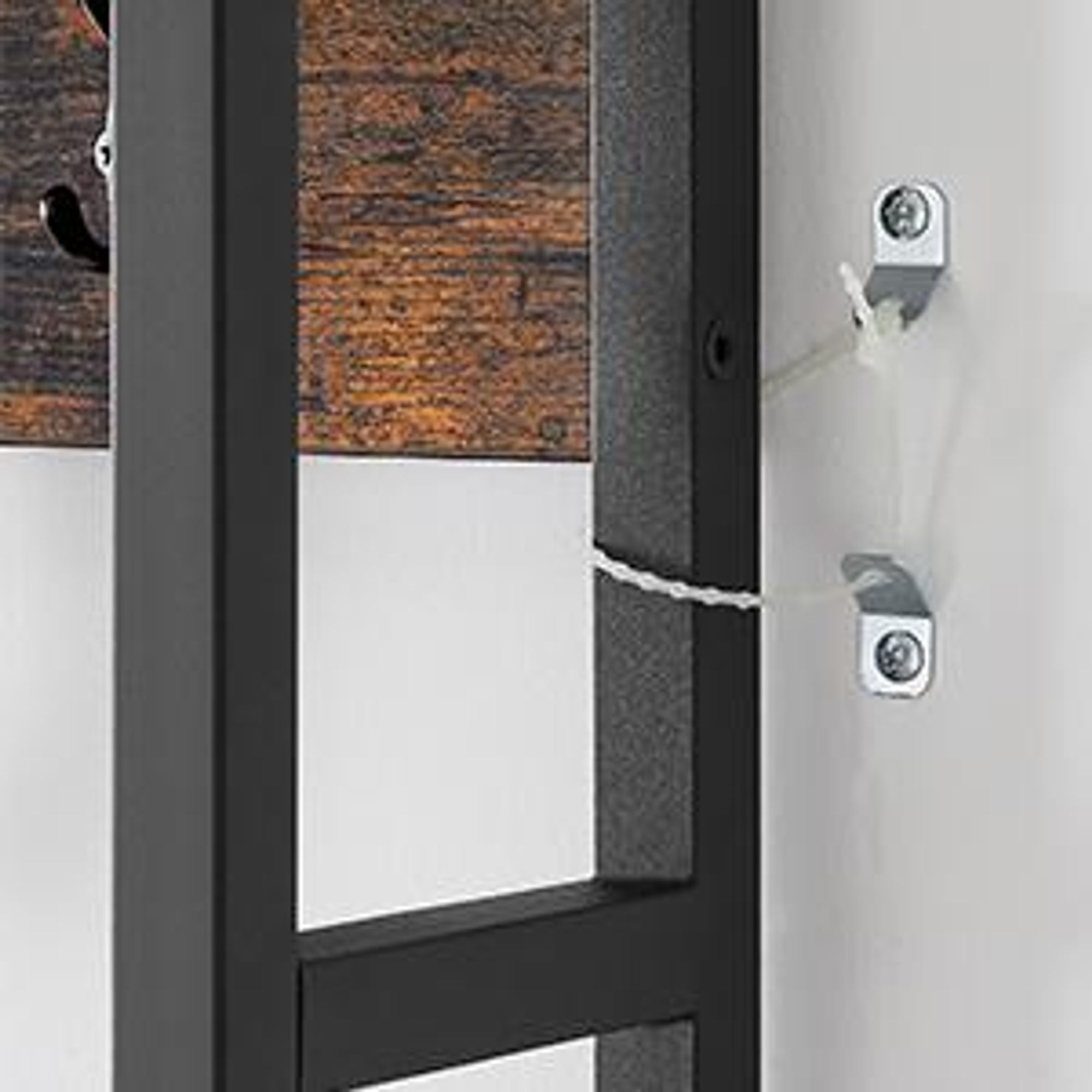 VASAGLE Garderobenständer mit Schuhschrank, Garderobe mit Sitzbank, Kleiderständer, Schuhkipper, 9 Haken, obere Ablage, für Flur, Schlafzimmer, Industrie-Design, vintagebraun-schwarz HSR405B01