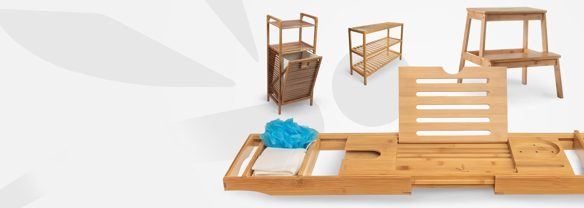 BEGRYF Bambusregal 5 Ebenen – Standregal 140 cm hoch, Badregal aus natürlichem Holz, offenes Regal für Bad, Küche oder Flur, 33x34 cm