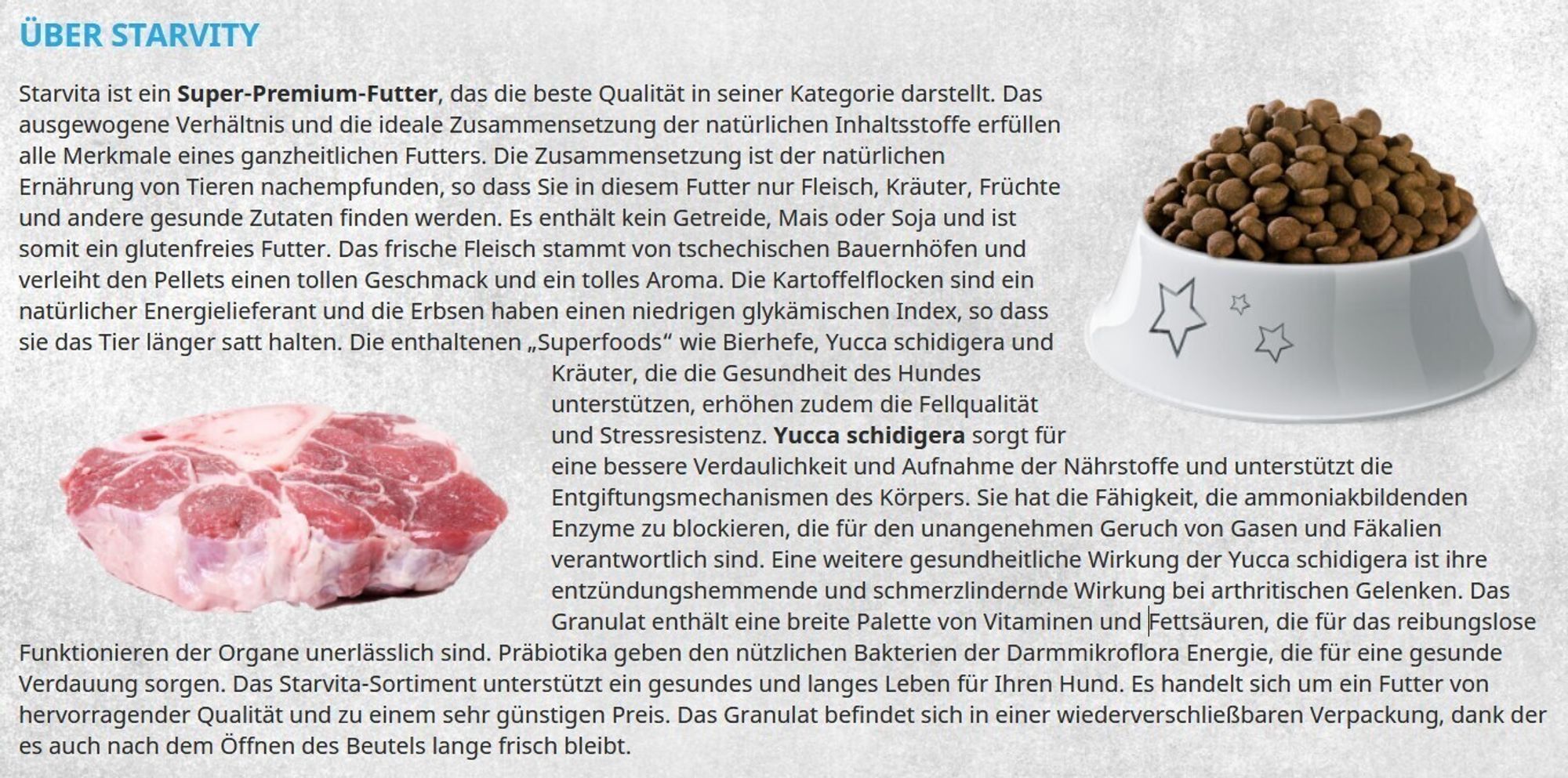 Starvita Trockenfutter für Hunde Senior 12kg