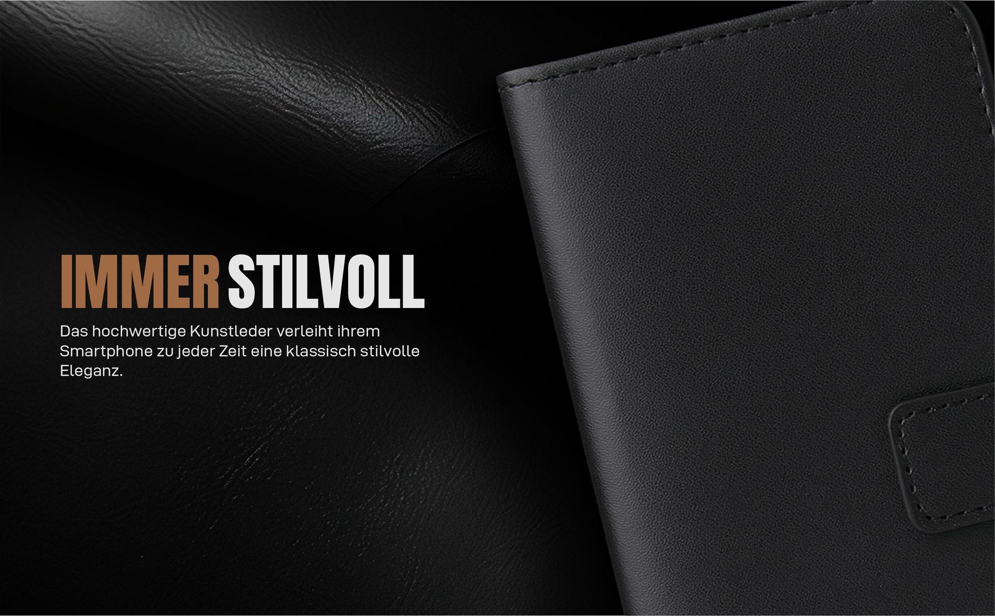 Stillvolle Wallet-Hülle für Xiaomi Redmi Note 14 5G