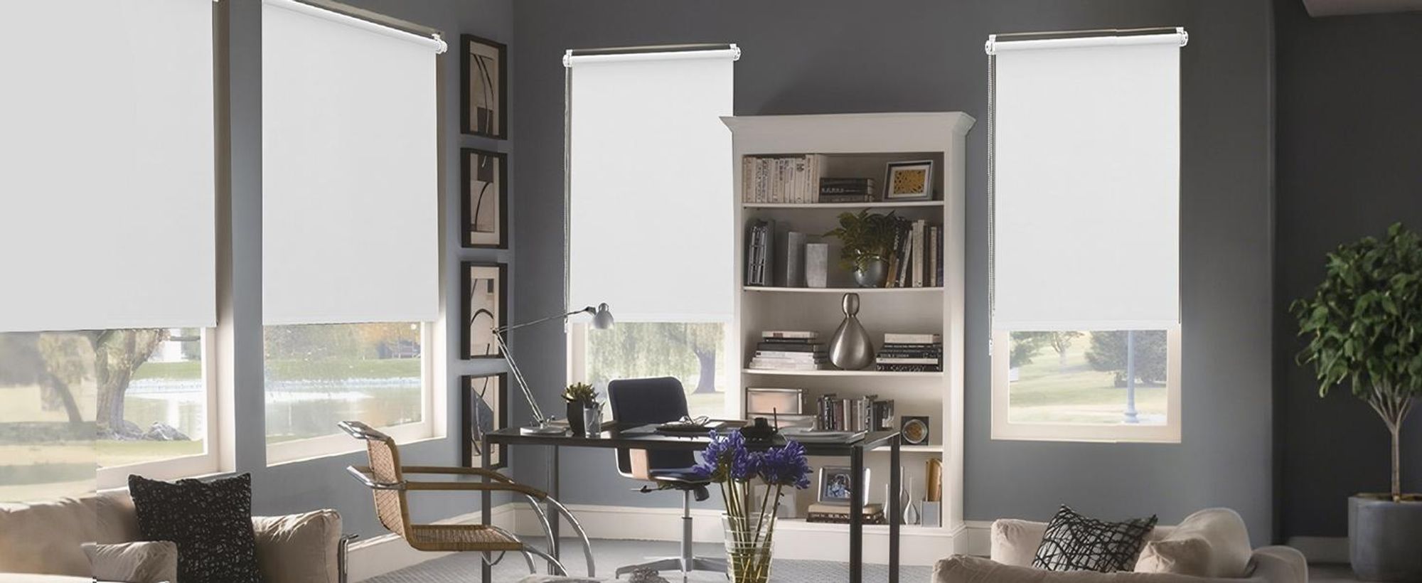 Verdunklungsrollo 40x130cm Weiß Thermorollo Fensterrollo Klemmfix ohne Bohren Seitenzugrollo Sonnenschutz Wärmeschutz Blickdicht Rollo