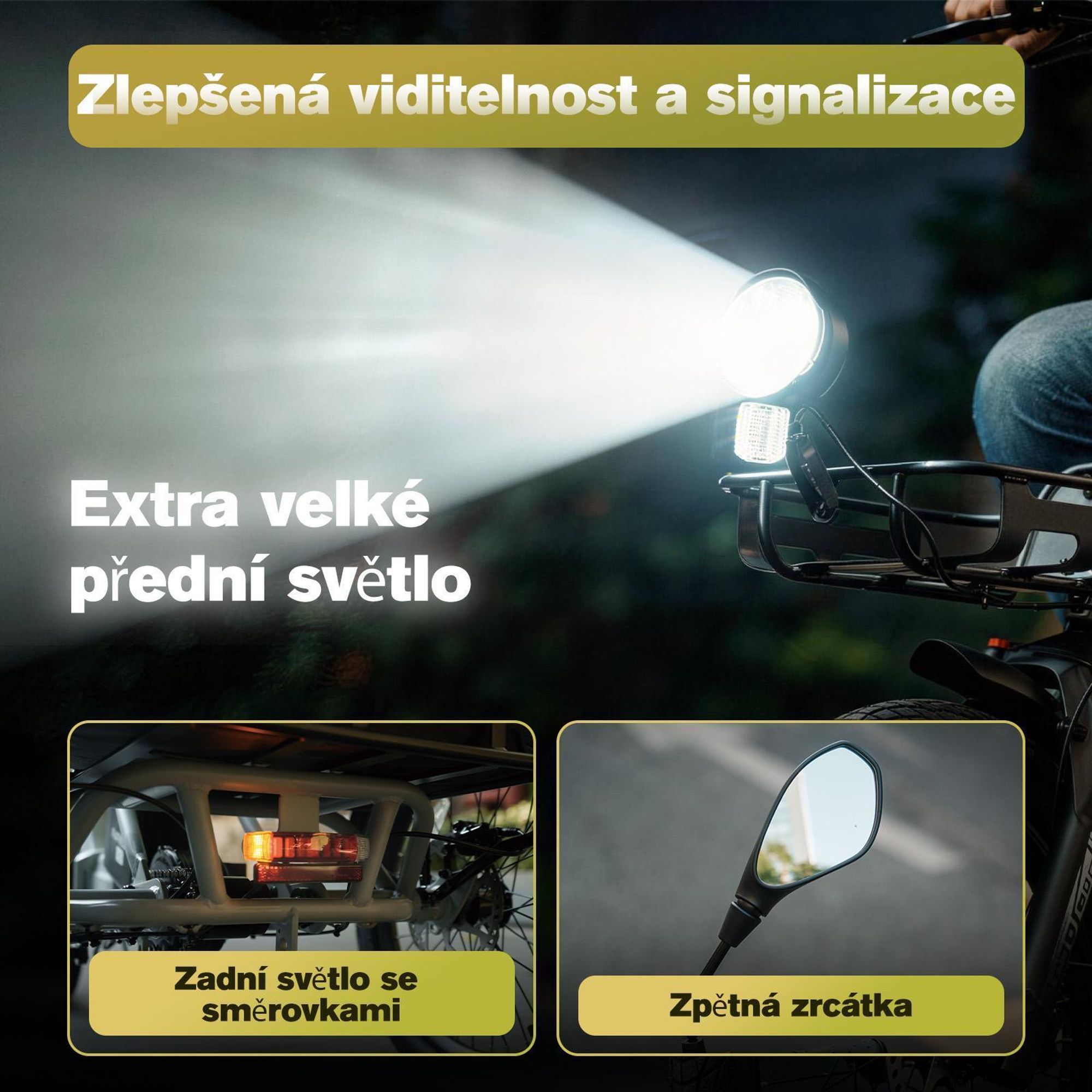 Elektrokolo FAFREES F20 Mate II - Motor 250W Baterie 48V25AH 20 Palce Pneumatiky Hydraulická kotoučová brzda - Armádní zelená