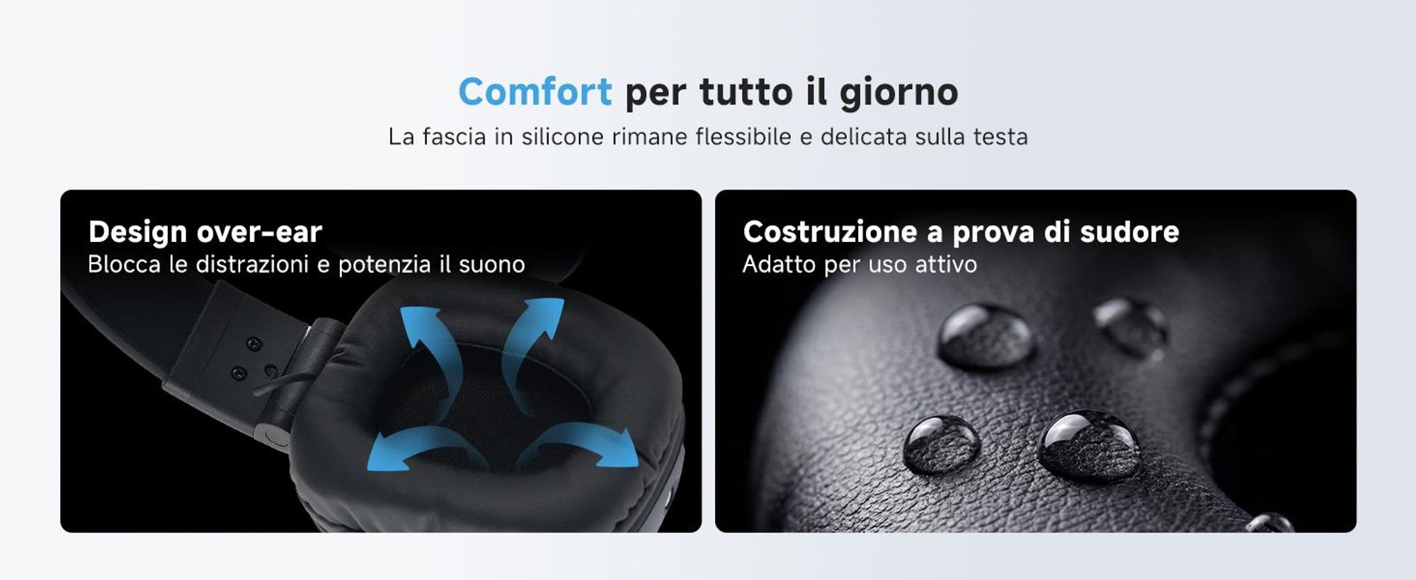 Sistema di cuffie per silent disco Retekess TA003P-TA004S, a mani libere, qualità audio Hi-Fi, LED a 3 canali, 12 ore di autonomia, vestibilità stabile, potenziamento dei bassi, ideale per fitness, yoga e feste