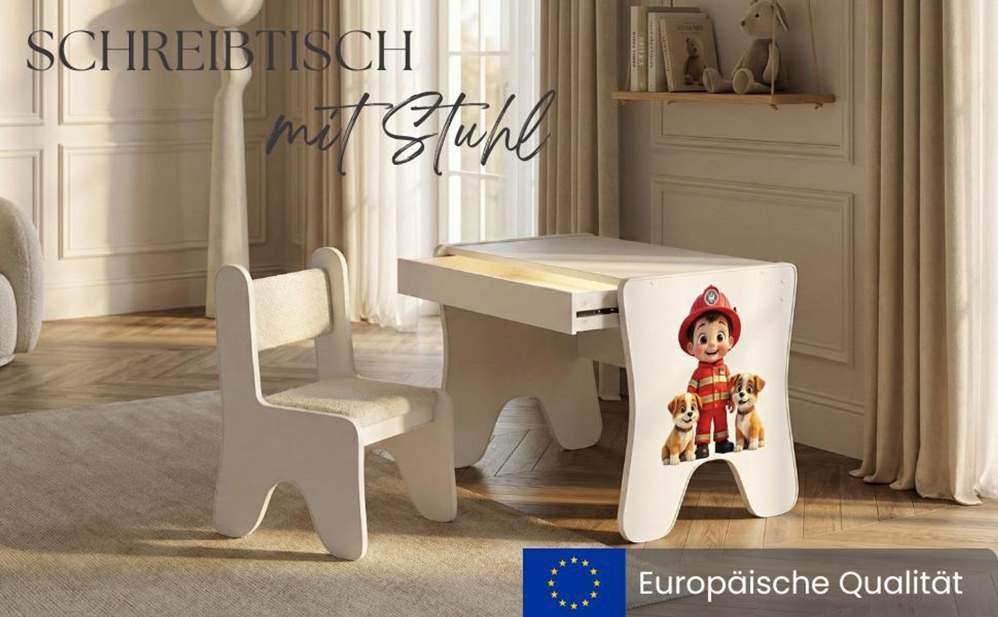 Schreibtisch mit Stuhl