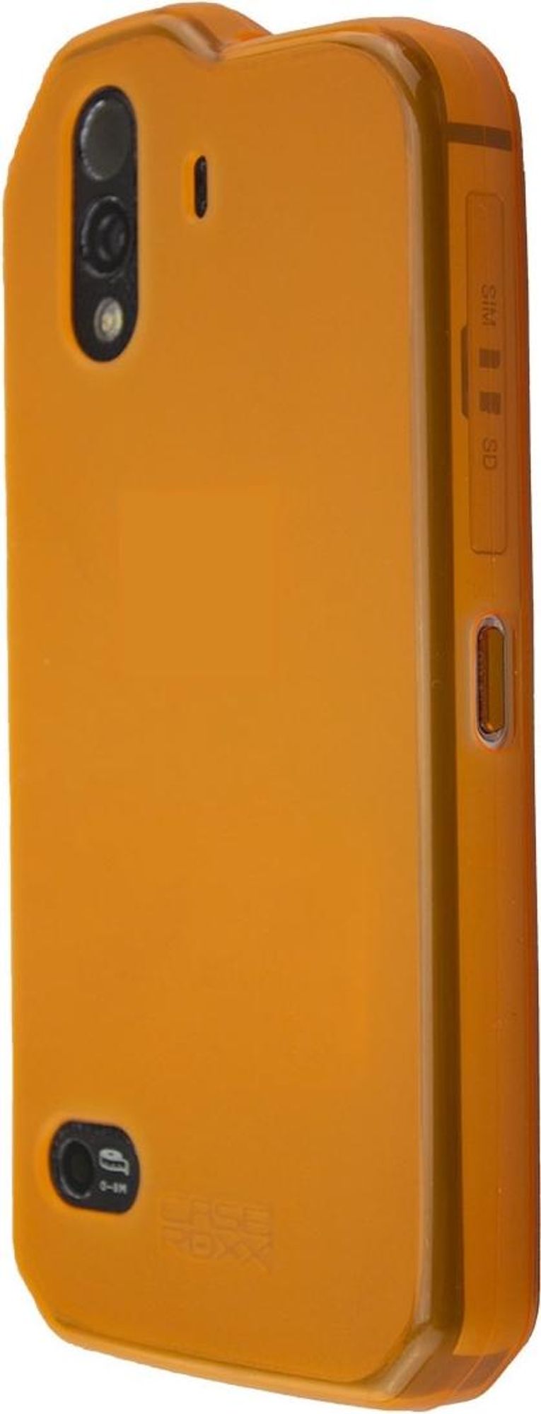 caseroxx Schutz-Hülle TPU-Hülle kompatibel mit Cat S61, Gummi Handy Tasche orange  Bild 5