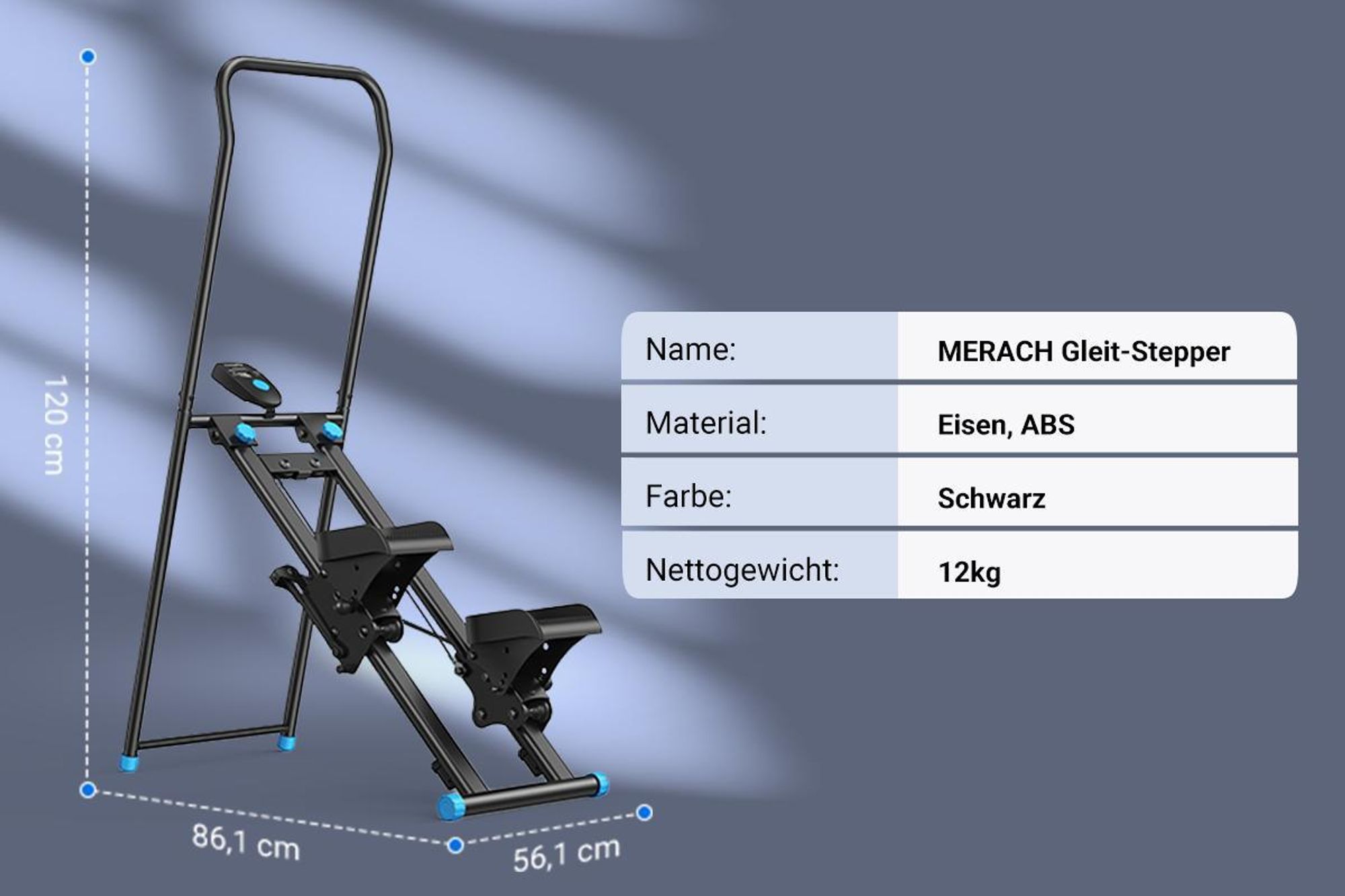 Stepper Neues Stair Stepper für Heimtraining, Rehabilitation, Vertical Climber Maschine für Ganzkörper-Workout bis 136 kg