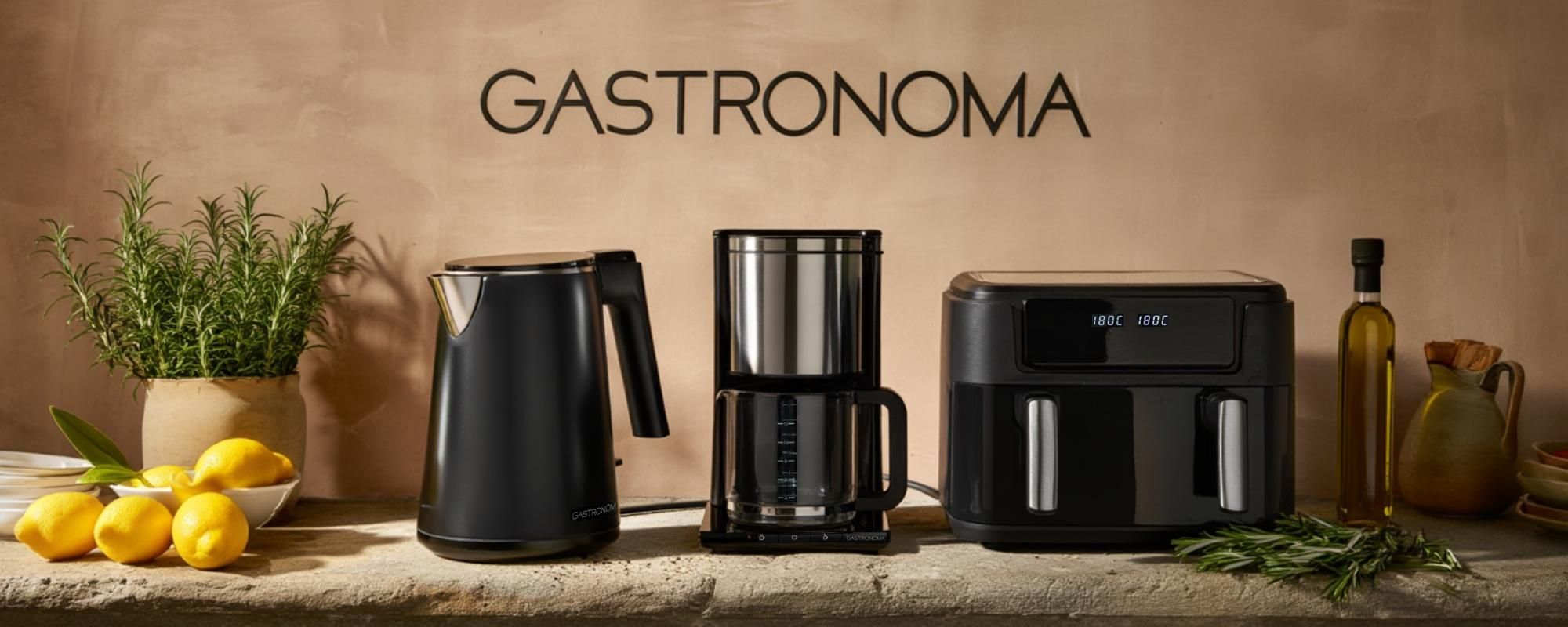 Gastronoma 18220001 - Kartoffelschäler mit Salatschleuder - 1000 g Fassungsvermögen - 85 W - Schwarz