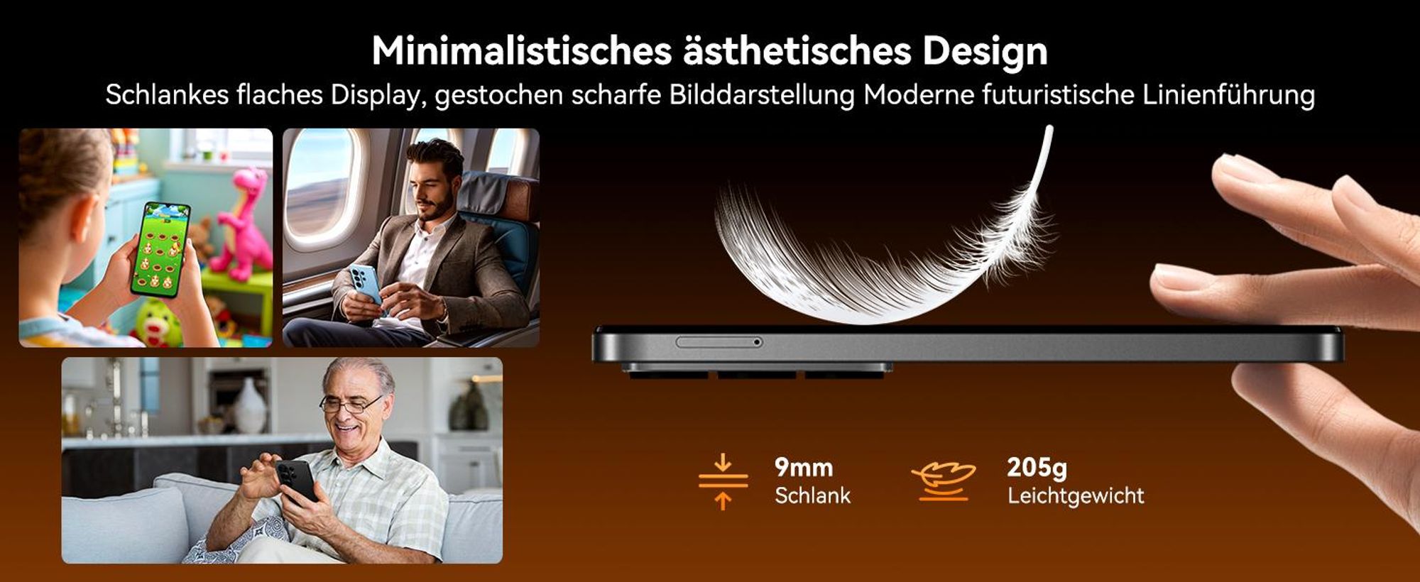 Blackview Wave 10C smartphone Ohne Vertrag, Android 16, 6.88", 120Hz, 1080p, Dual SIM, Face ID, 5000 mAh, Gemini AI, DokeOS 5.0, 1080p, 4G