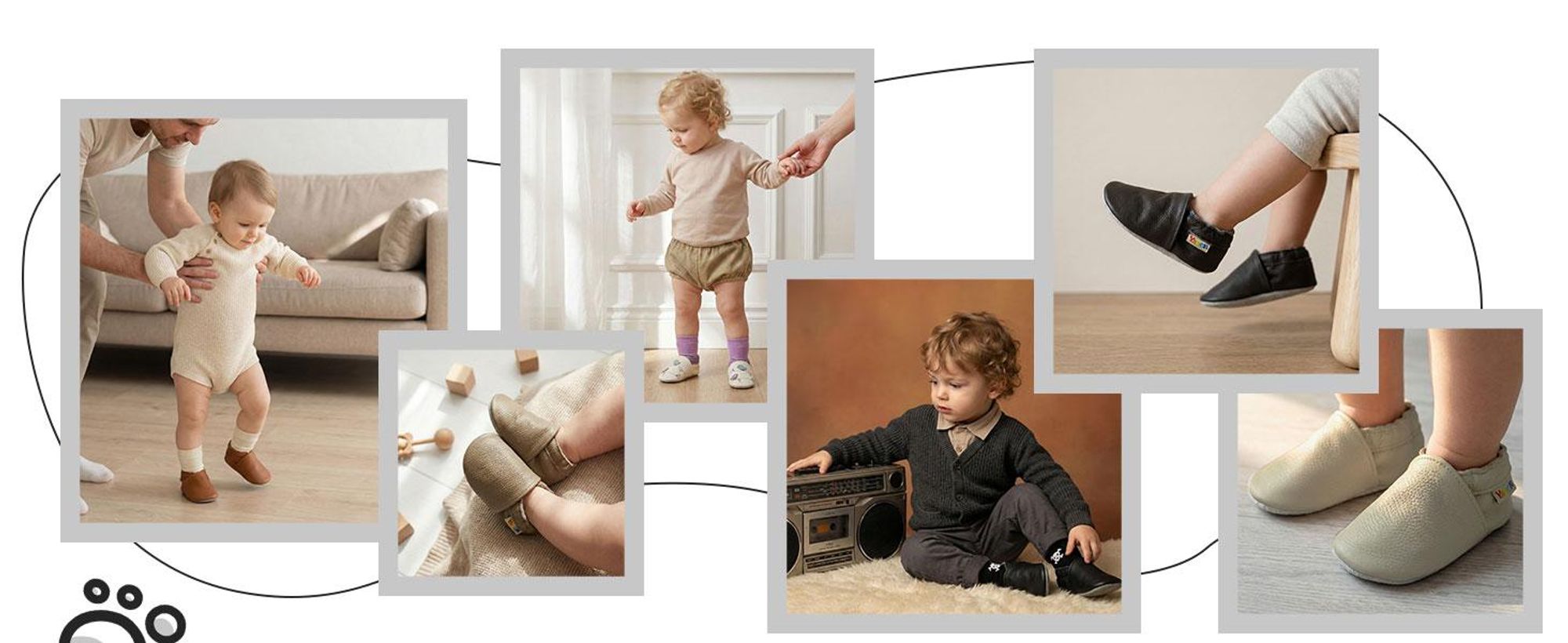 YALION® Baby Krabbelschuhe aus Echtleder, weiche Lauflernschuhe für Mädchen & Jungen, rutschfeste Ledersohle, Beige, Dinomotiv, Größe L (12–18 Monate)