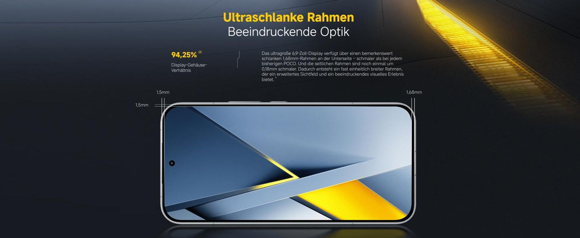 XIAOMI Poco F8 Ultra 5G Smartphone 16+512GB, 6.9" 120Hz AMOLED Display, 50MP Light Fusion 950 mit OIS, Sound by Bose, 6500mAh, Schwarz,