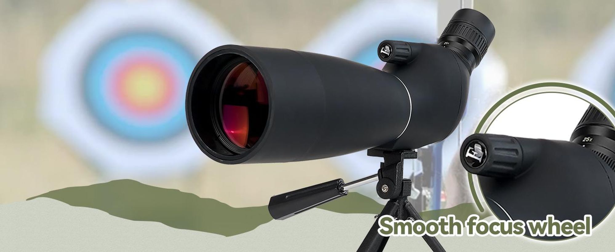 Dalekohled Svbony SV28, 25–75×70 mm, se stativem, hranol BAK4, objektiv FMC, pro pozorování ptáků, sportovní střelbu, lov, monokuláry, dalekohledy, černá barva