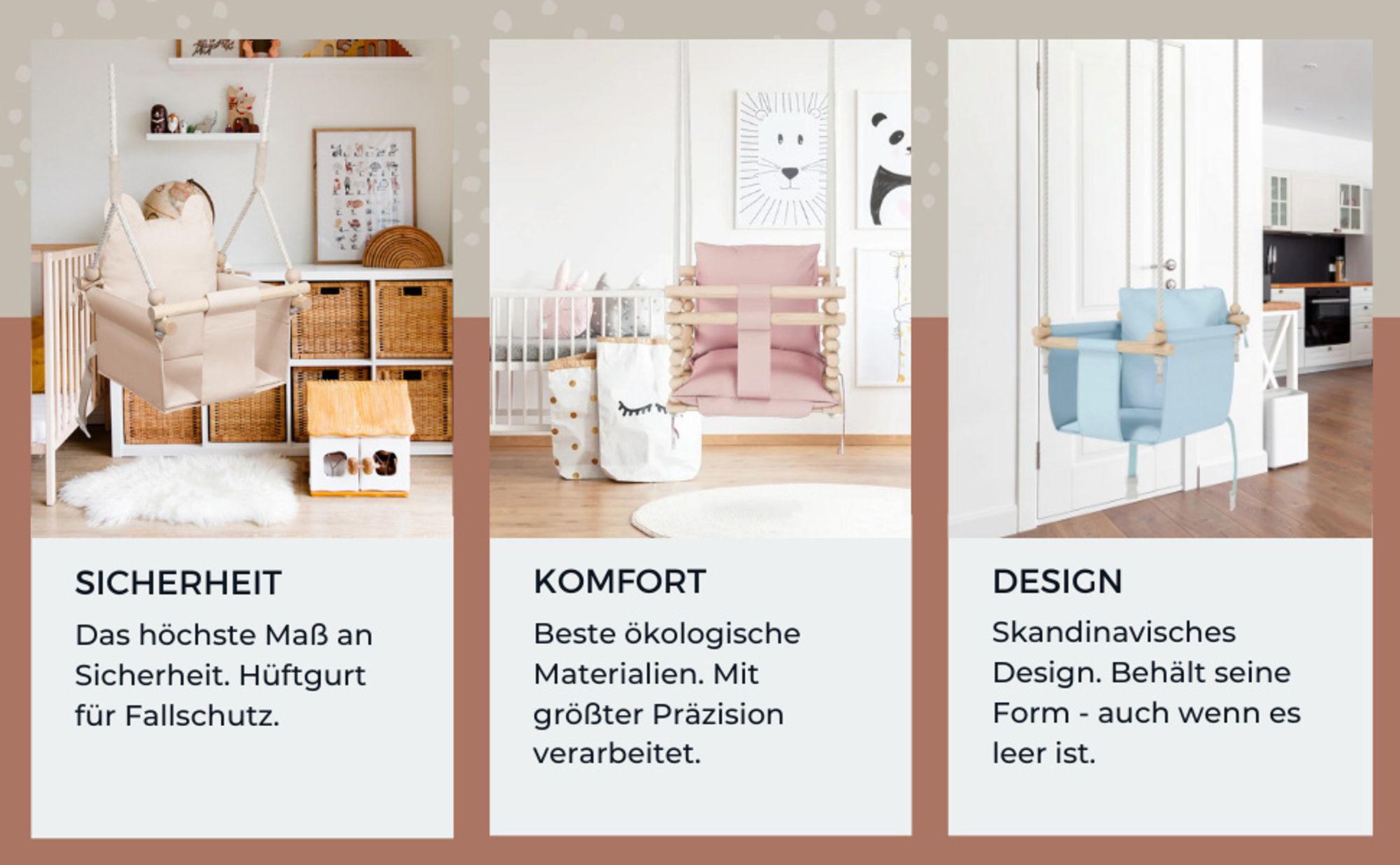 MAMOI 3-in-1 Kinderschaukel mit Sicherheitsgurt, höhenverstellbar, Schaukel für Zuhause, stabile Konstruktion, einfache Montage, Indoor-Kinderschaukel