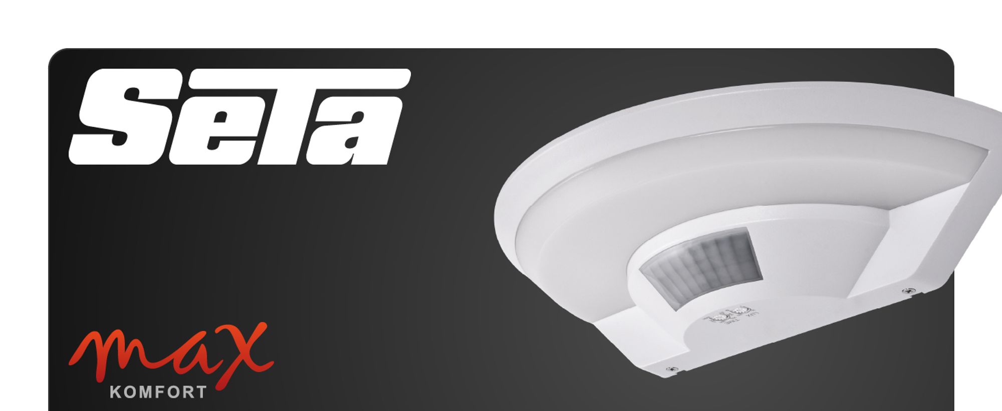 LED Außenwandleuchte mit Bewegungsmelder schwarz IP54 1450 Lumen 10W Wandleuchte Gartenleuchte Badleuchte Außenleuchte Wandlampe "SETA"