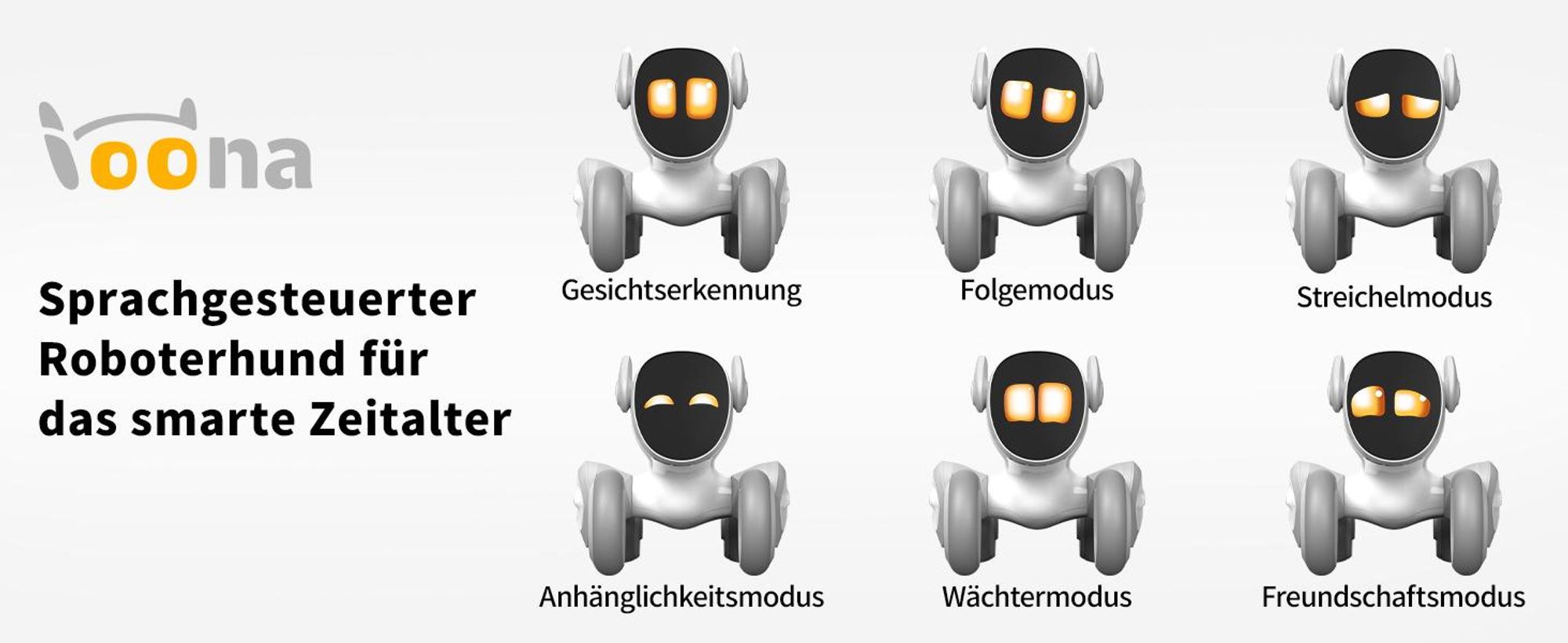 Loona Petbot – Interaktives Roboter-Haustier mit KI – Mehrsprachiges und lehrreiches Spielzeug – Mit Ladestation