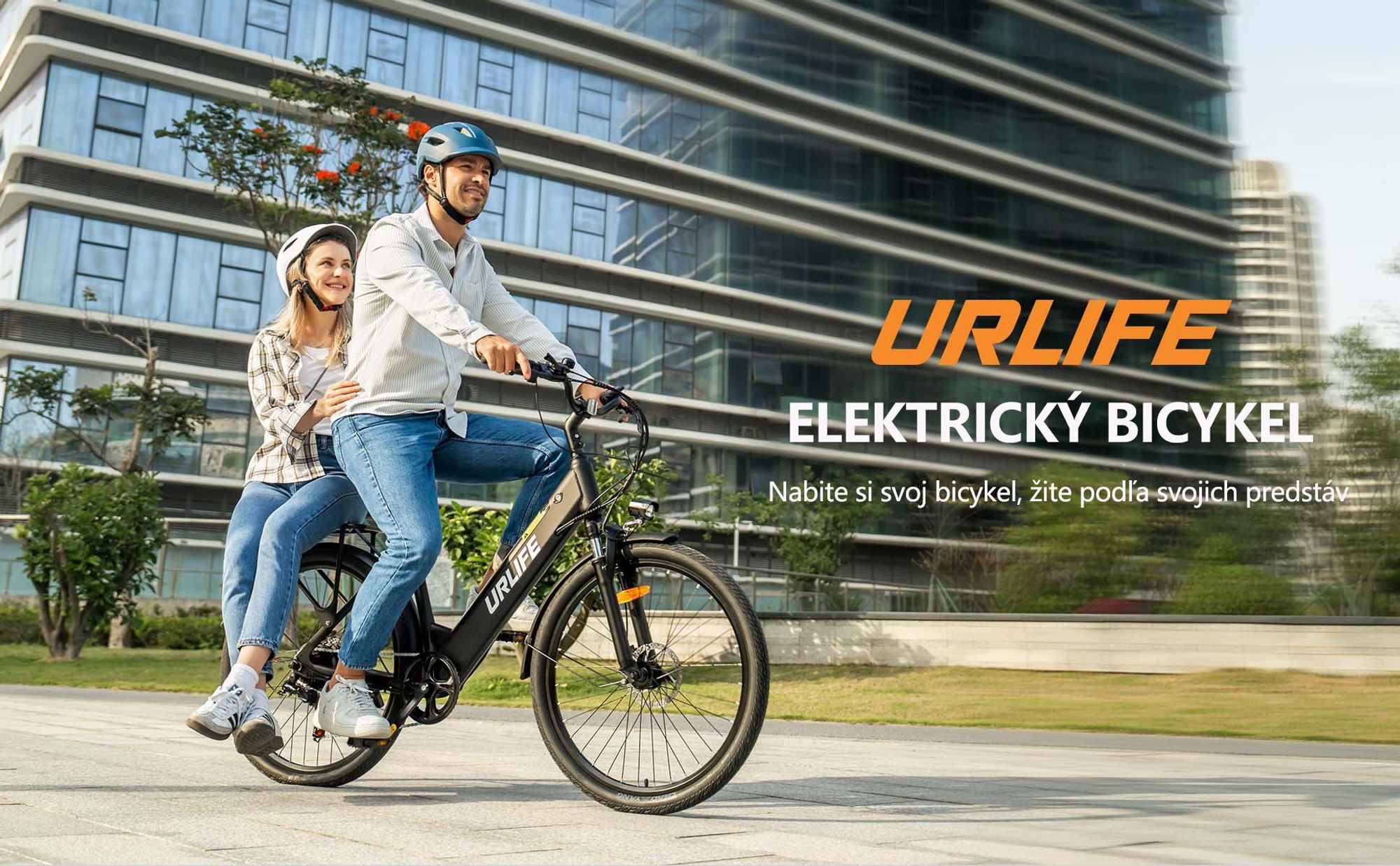 Elektrický bicykel URLIFE E26 - Motor 250W Batéria 48V10.4Ah 26-palcové pneumatiky Kotúčové brzdy - Čierny