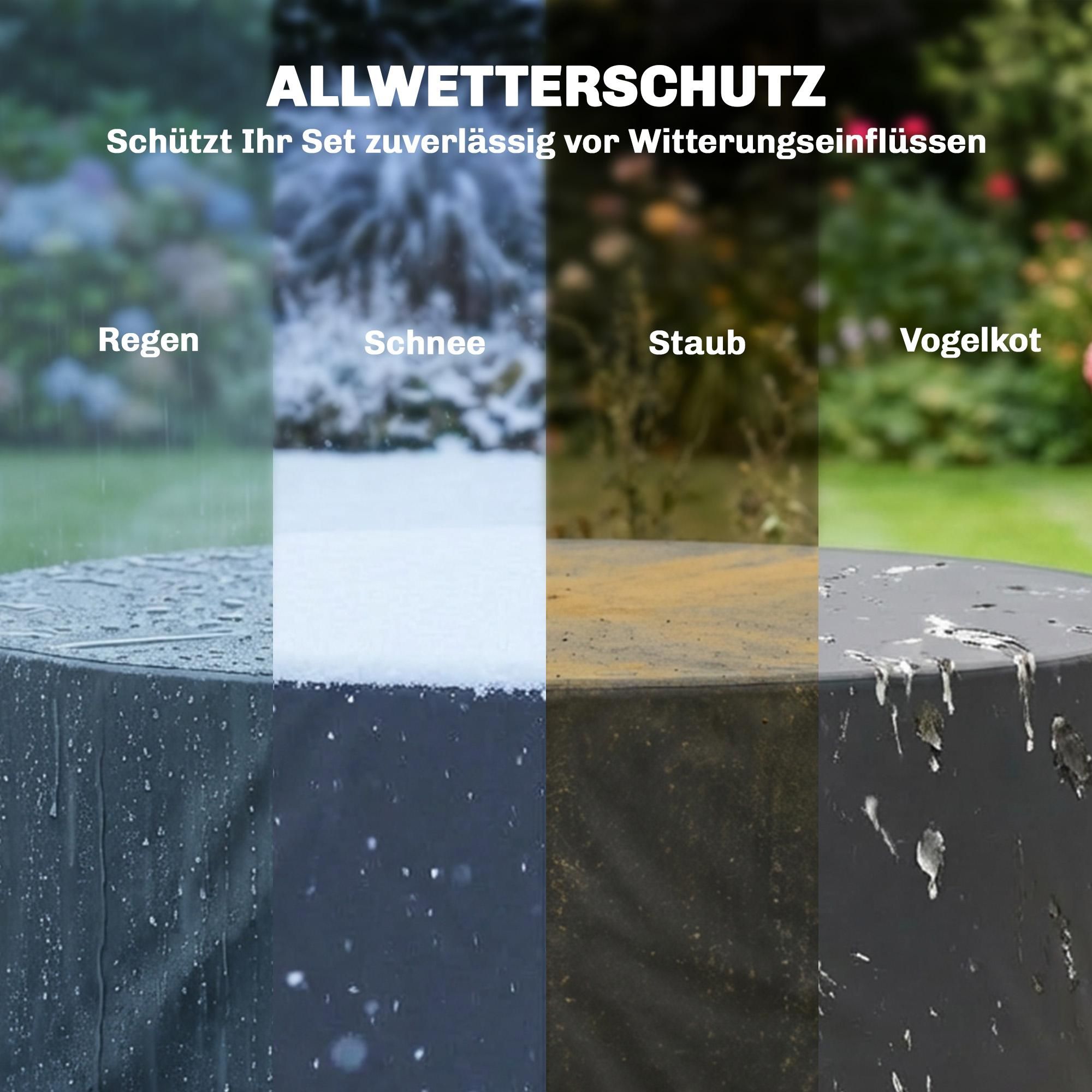 Gartentisch Schutzhaube wetterfest