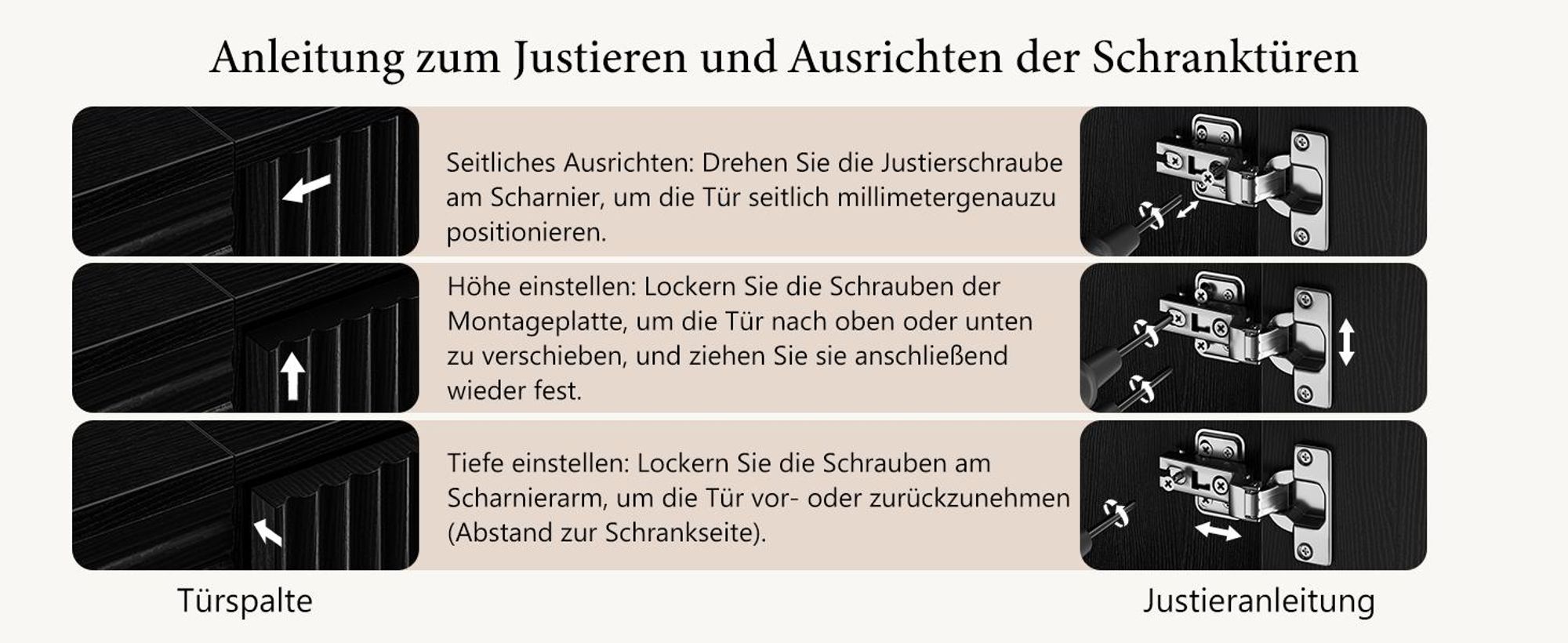 FABATO 155 cm gewellte Konsole mit 2 versteckten Stauraumfächern – schmale Sofatisch für die Wand, schwarze Einstiegs- & Flurtisch für Wohnzimmer