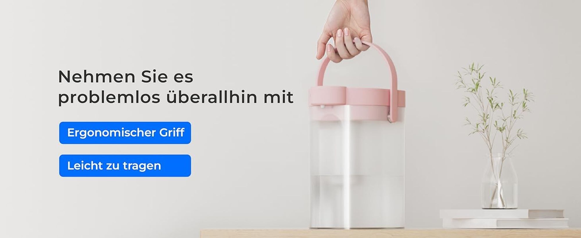 Waterdrop FreshTaste Wasserenthärte Elektrischer Wasserfilter Kanne, 4L Wasserfilter Spender für Kühlschrank, Reduziert Kalk, Chlor