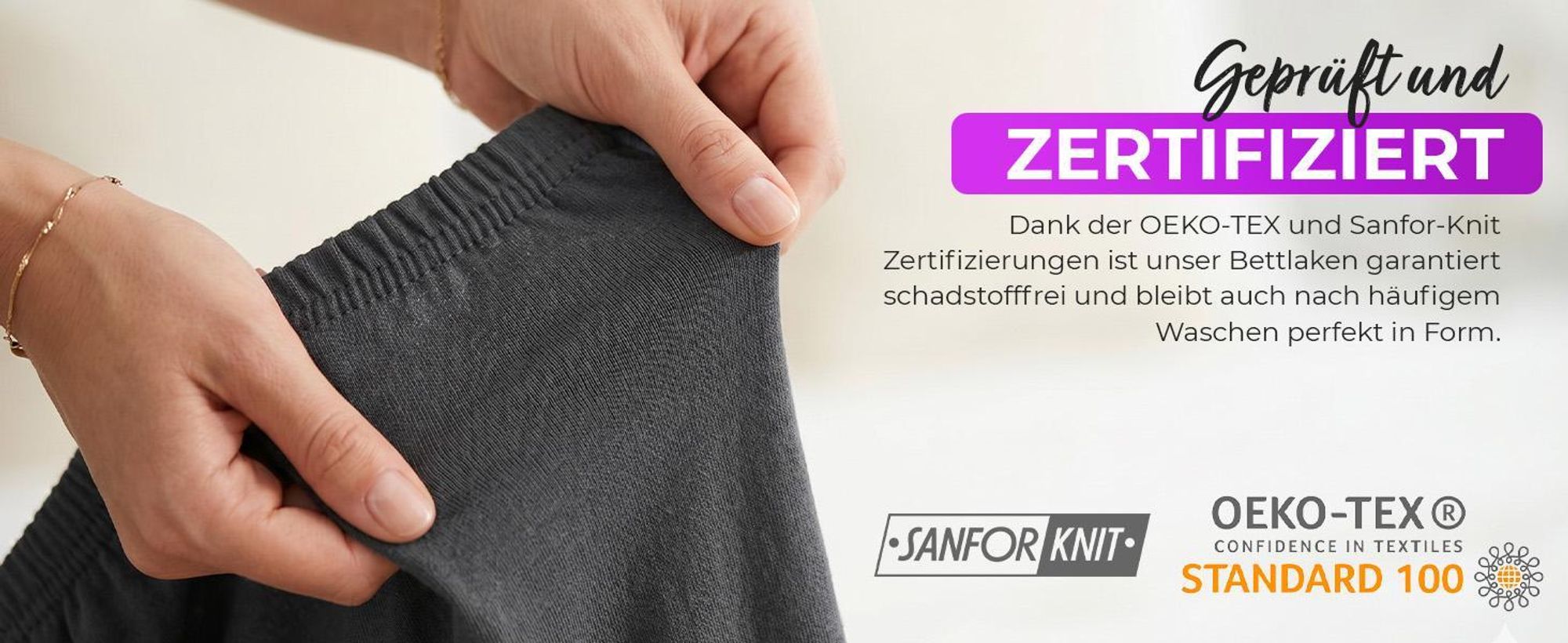 EllaTex Jersey Spannbettlaken 180x200–200x200 Baumwolle – weich, atmungsaktiv, Spannbetttuch mit Gummizug, in Farbe: Dunkelgrün