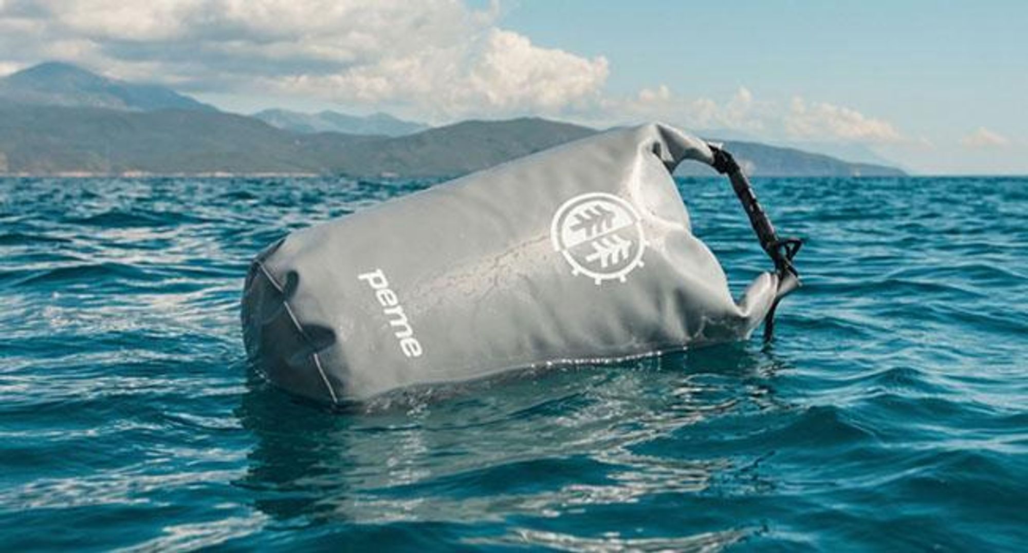 PEME Hydro Dry Bag 30L Wasserdichter Packsack Wasserdichte Tasche für SUP Kanu Kajak Schwimmen Wasserfester Beutel Nassbeutel Umhängetasche Grau