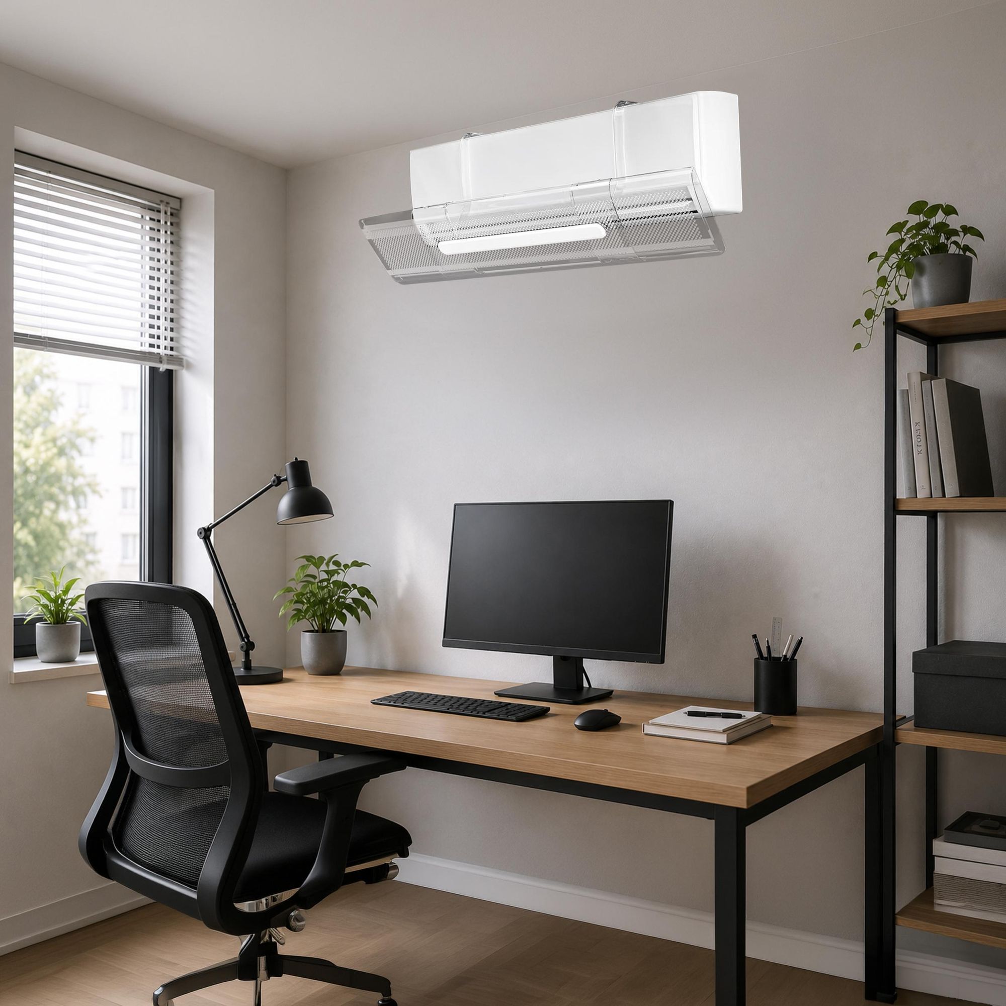 EBERG TVRP Klimaanlagen-Luftleitblech dla Splitgeräte 53,5-95 cm Transparent