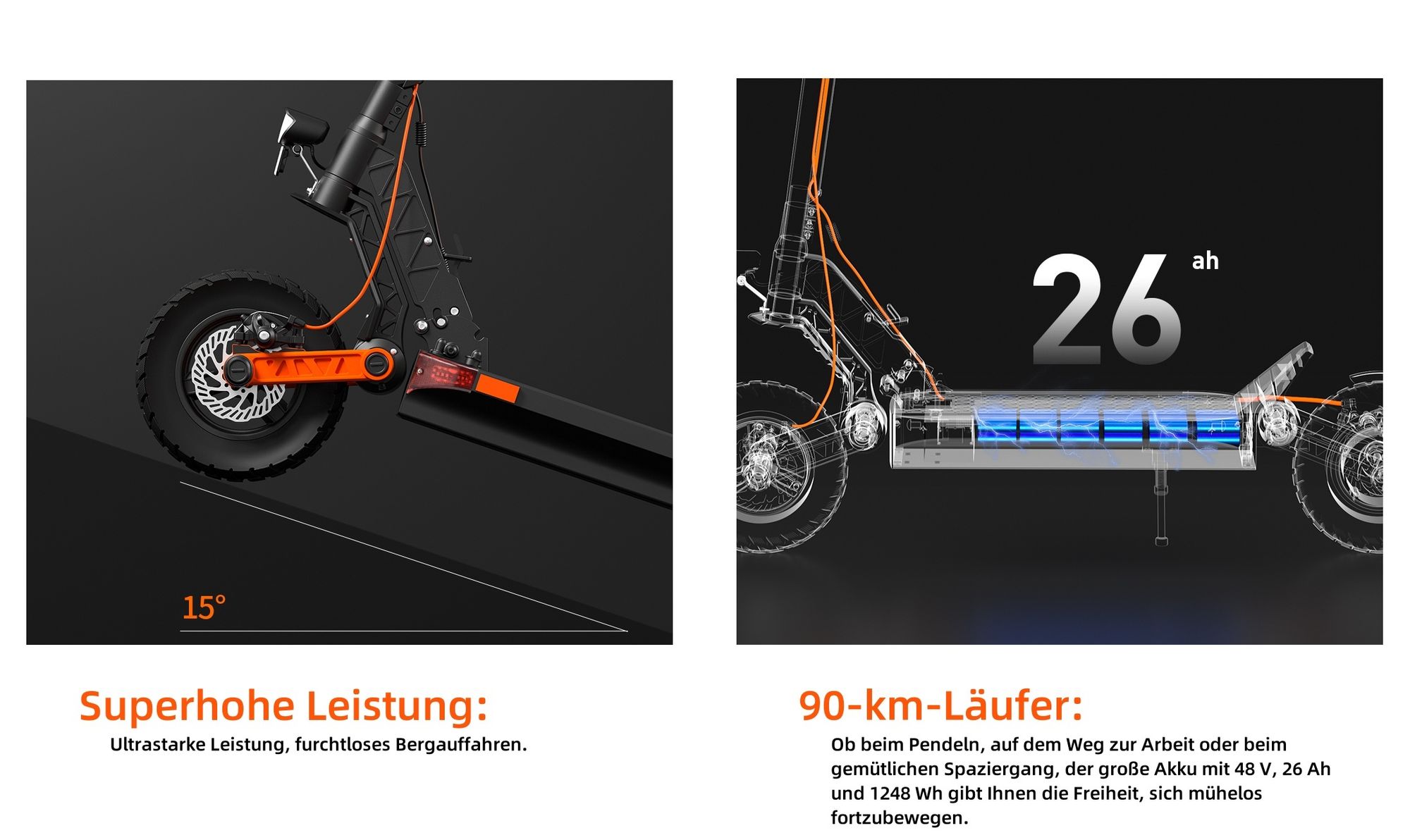 Joyor S8 – Scheibenbremsen