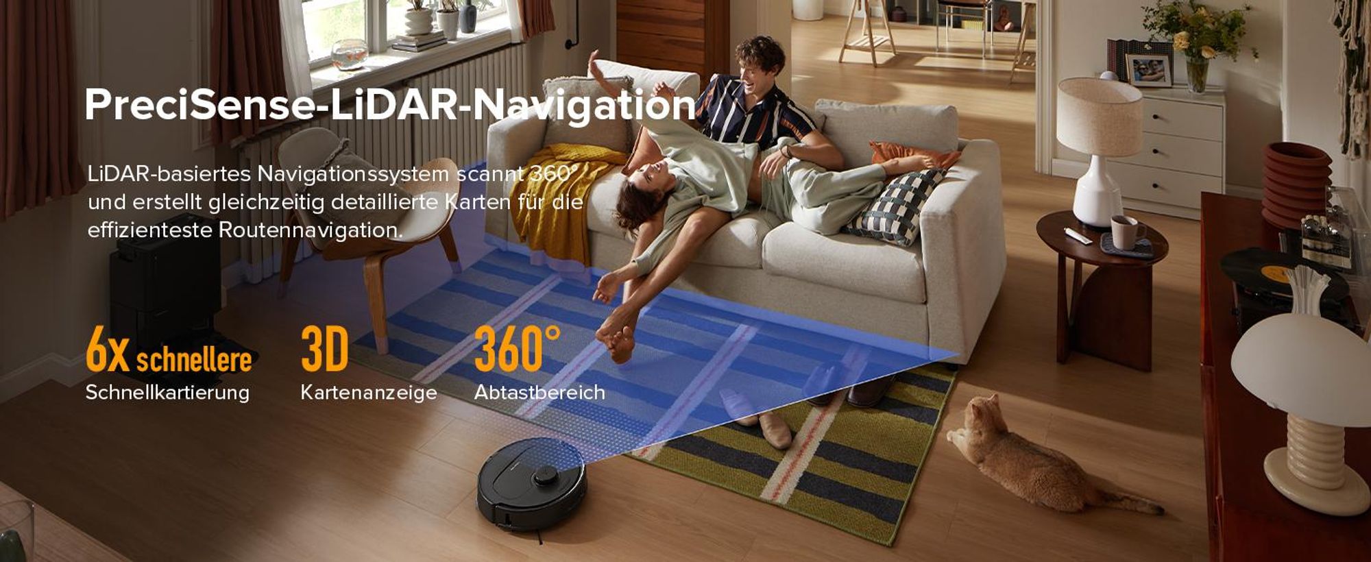 Roborock QV 35A Saugroboter mit Wischfunktion&Hebarem Wischmopp, 8.000pa(Upgrade von Qrevo/Qrevo S/Qrevo plus),Anti-Verfilzungsbürste, All-in-One Dock