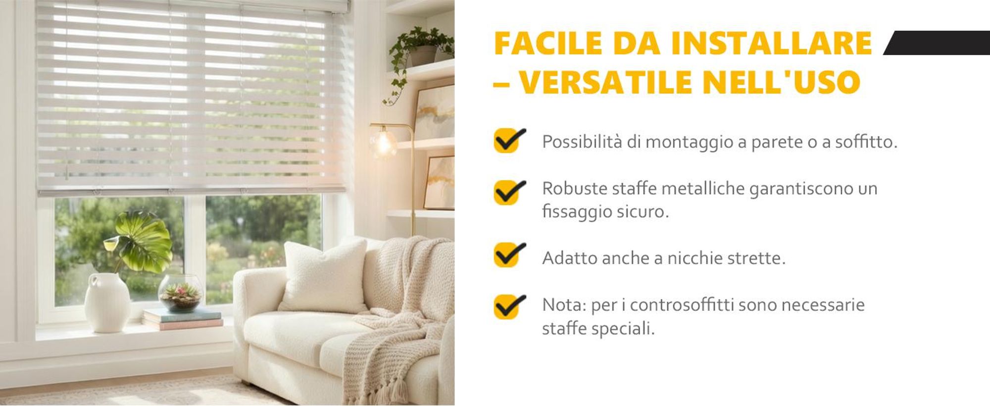 Time4blinds - Tende Veneziane da Interno in Alluminio, 1400x1500mm, Comando a sinistra, Antracite