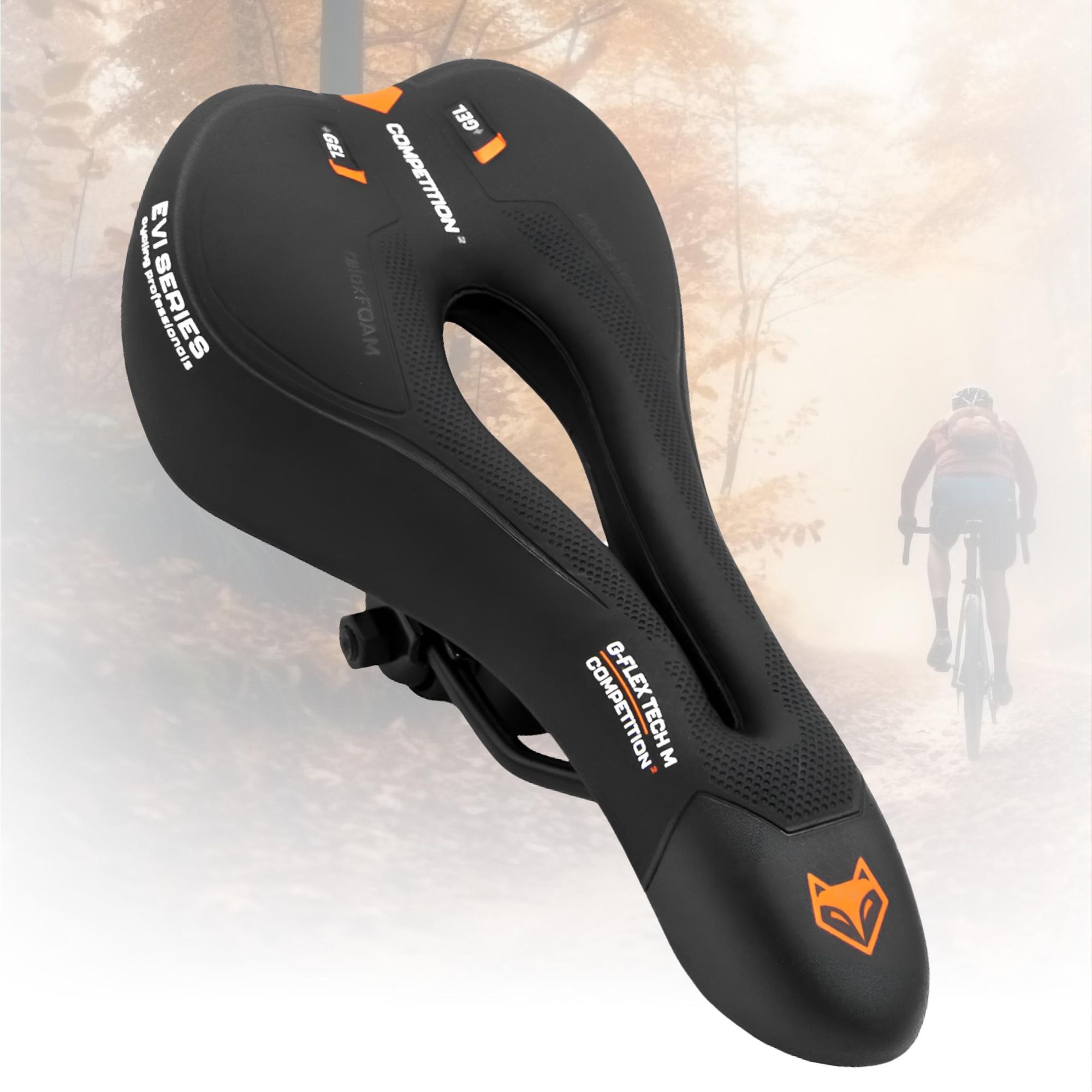 Komfortní Měkké Gelové Sedlo Na Kolo Mtb Velikost M Ergonomický Tvar Účinně Tlumí Nárazy A Zajišťuje Pohodlnou Jízdu Bez Bolesti I Na Dlouch Výletec