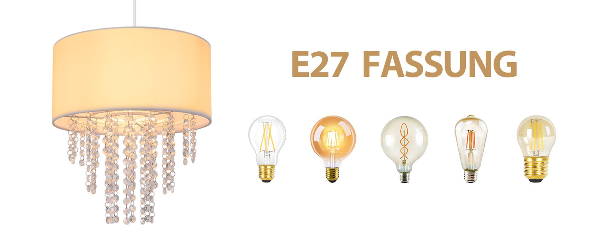 ZMH Hängelampe Wohnzimmer Pendelleuchte Schlafzimmer Hängeleuchte E27 Kristall Stoff Esstischlampe Hängend Modern Esszimmerlampe Esszimmer Pendellampe Design für Esstisch (Ohne Leuchtmittel)
